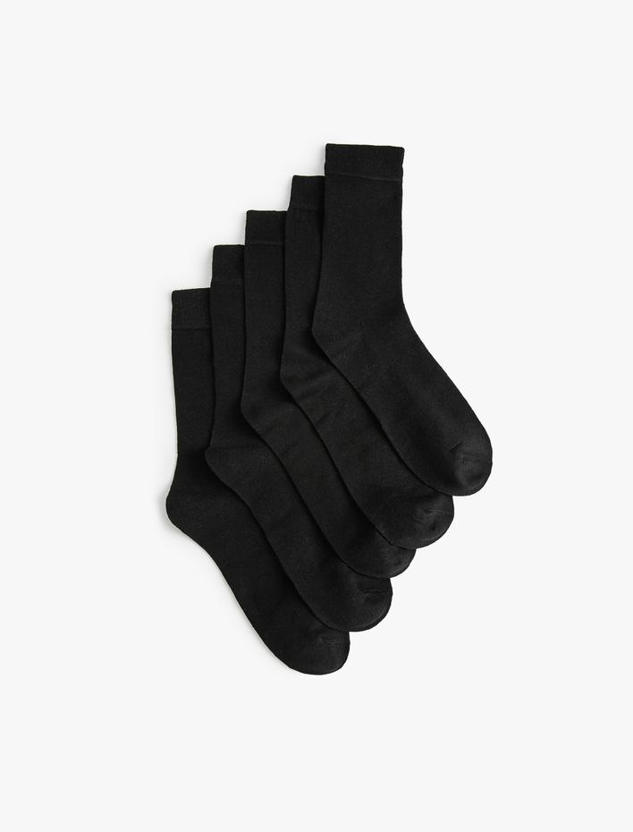 Erkek Basic 5'li Soket Çorap Seti Çok Renkli