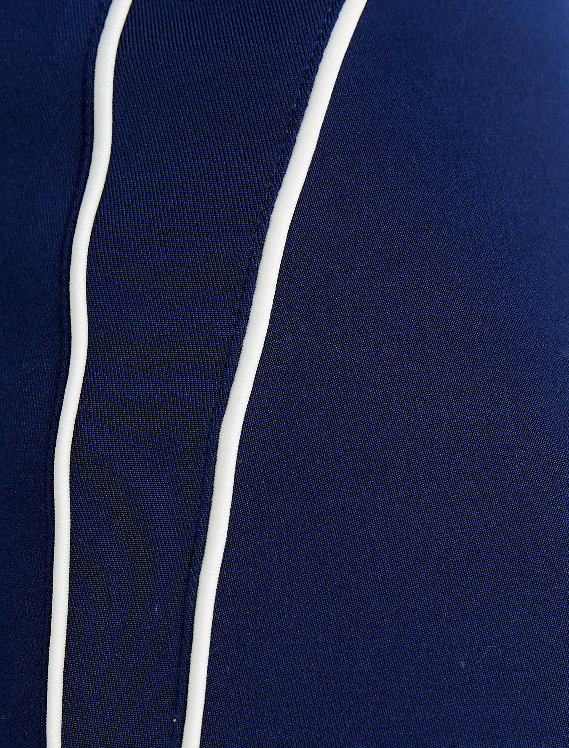   Spor Kısa Tayt Çizgi Detaylı Yüksek Bel Slim Fit