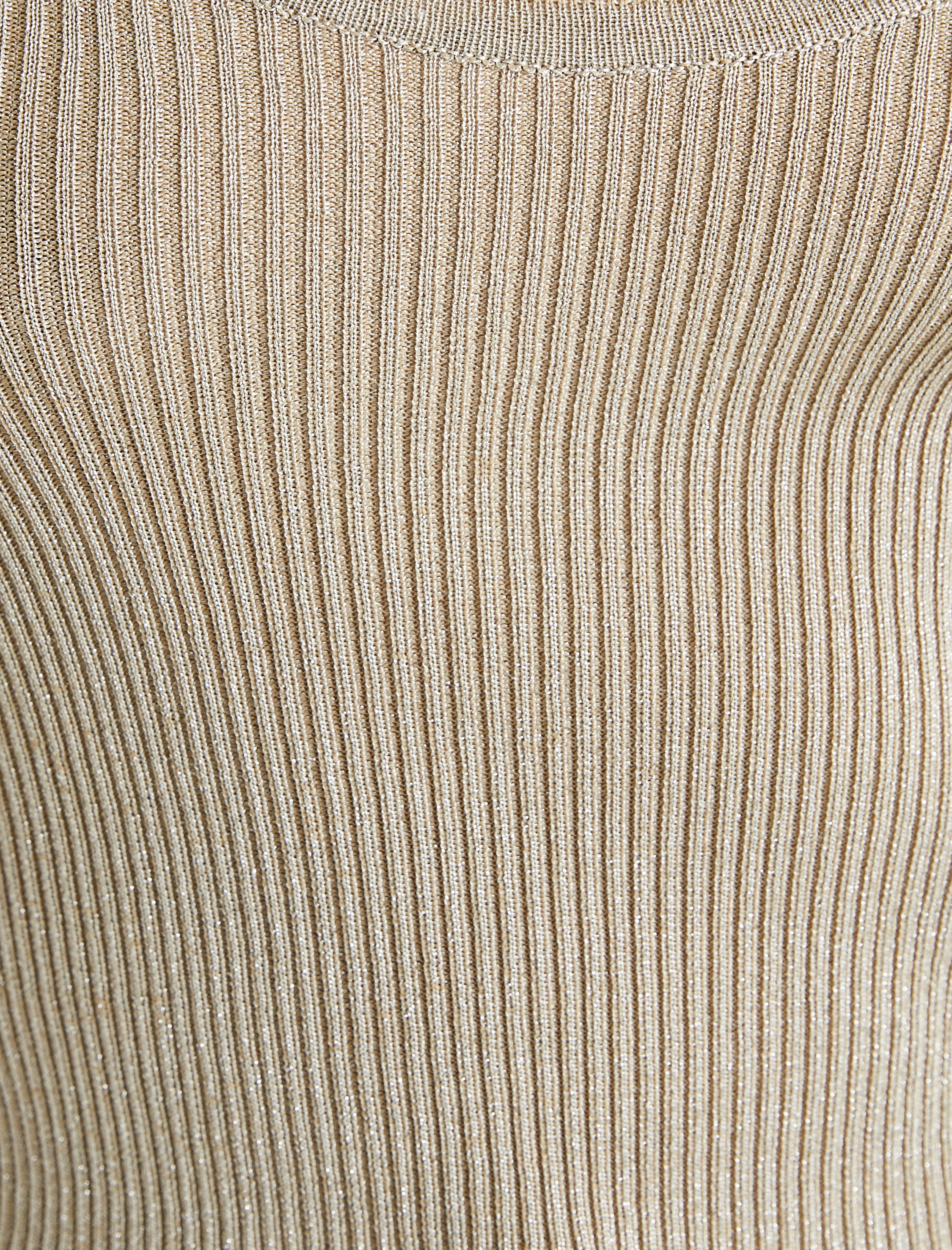 Triko Fitilli Atlet U Yaka Askılı Simli