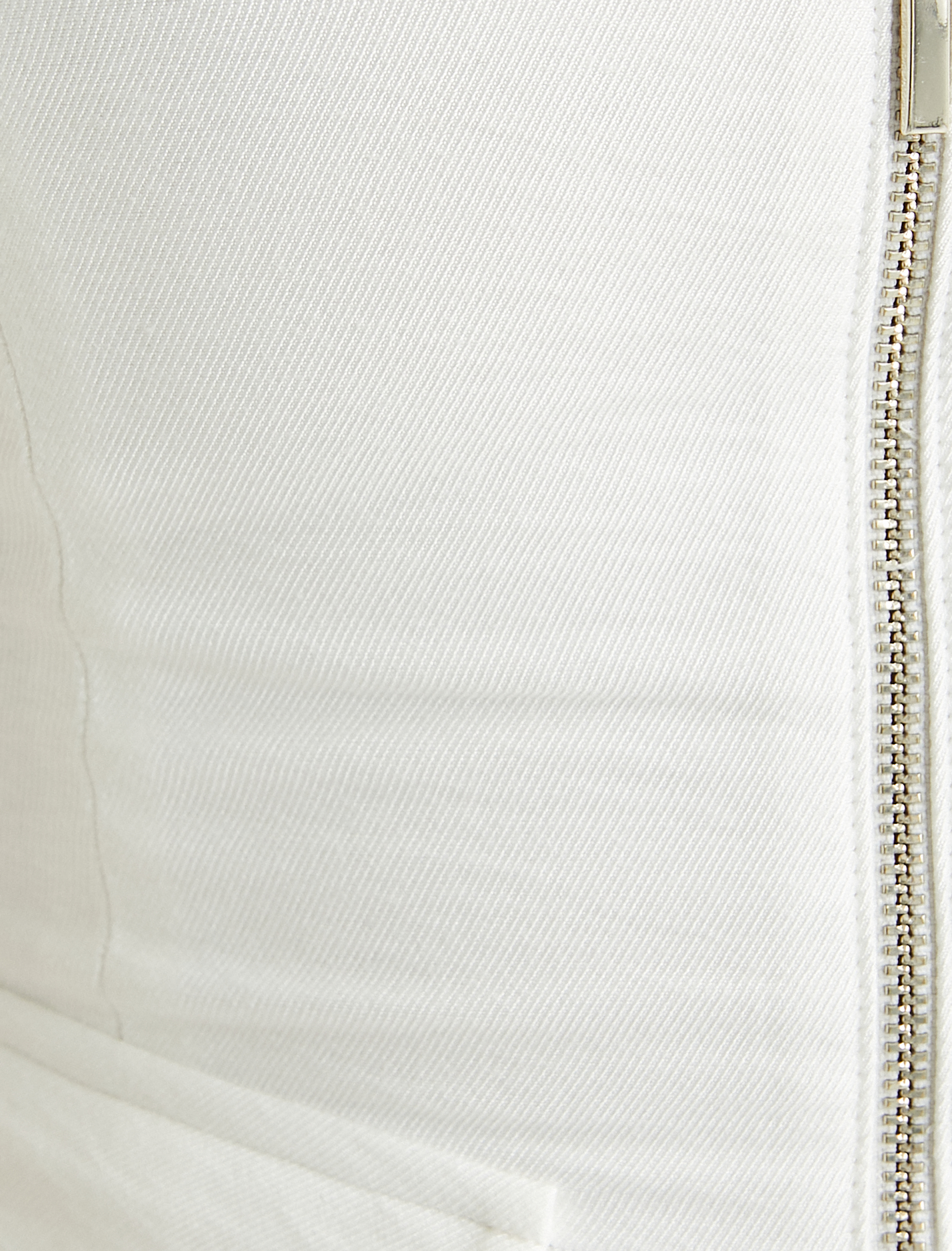   Fermuarlı Yelek Kare Yaka Kargo Cepli