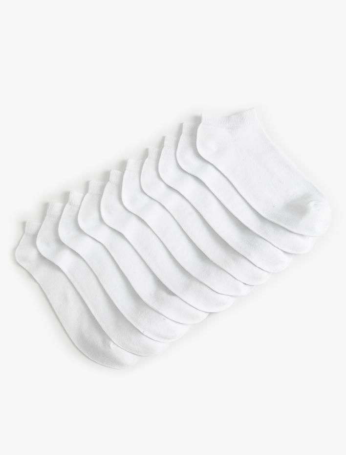 Erkek Basic 10'lu Patik Çorap Seti
