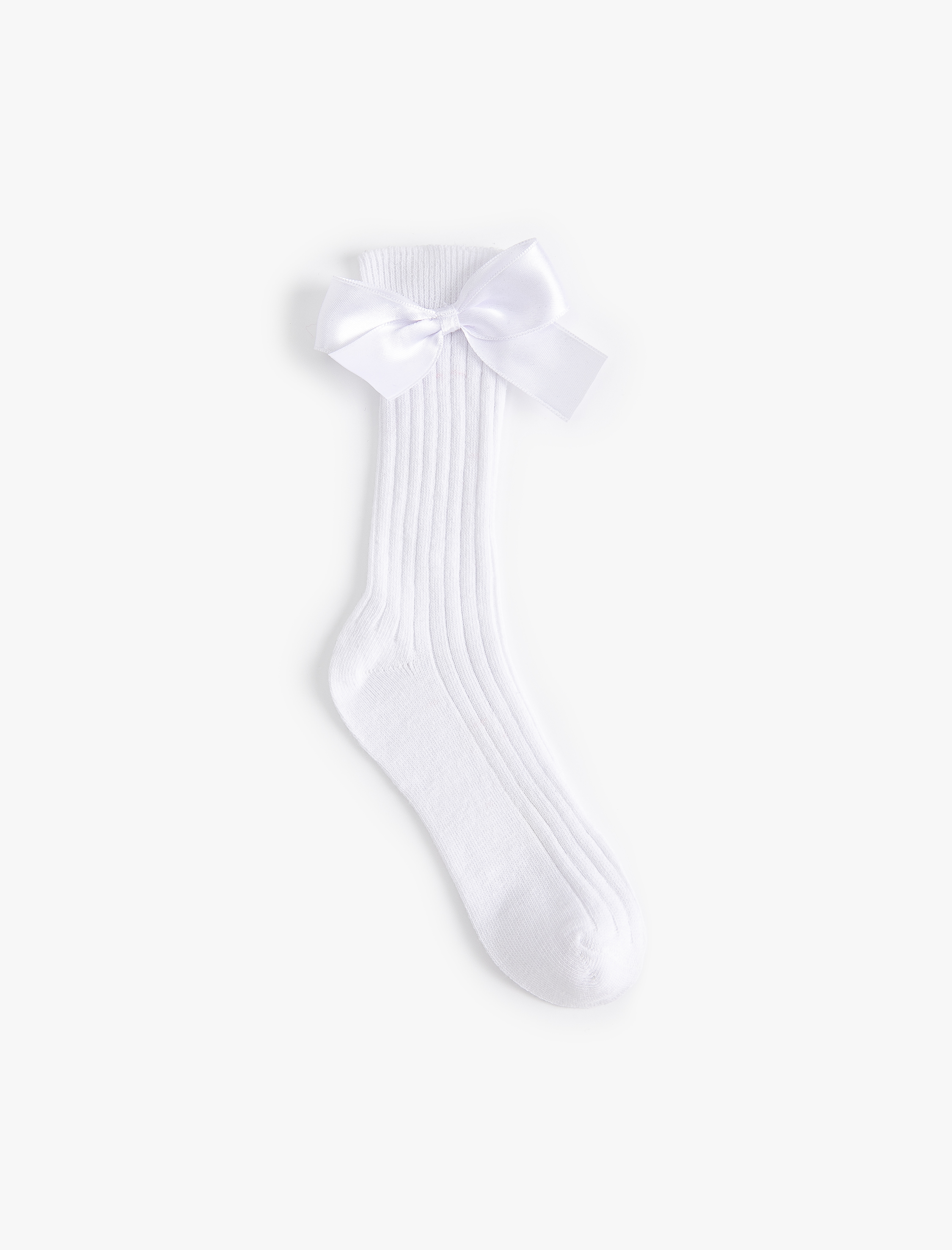  Kız Çocuk Kurdeleli Uzun Çorap