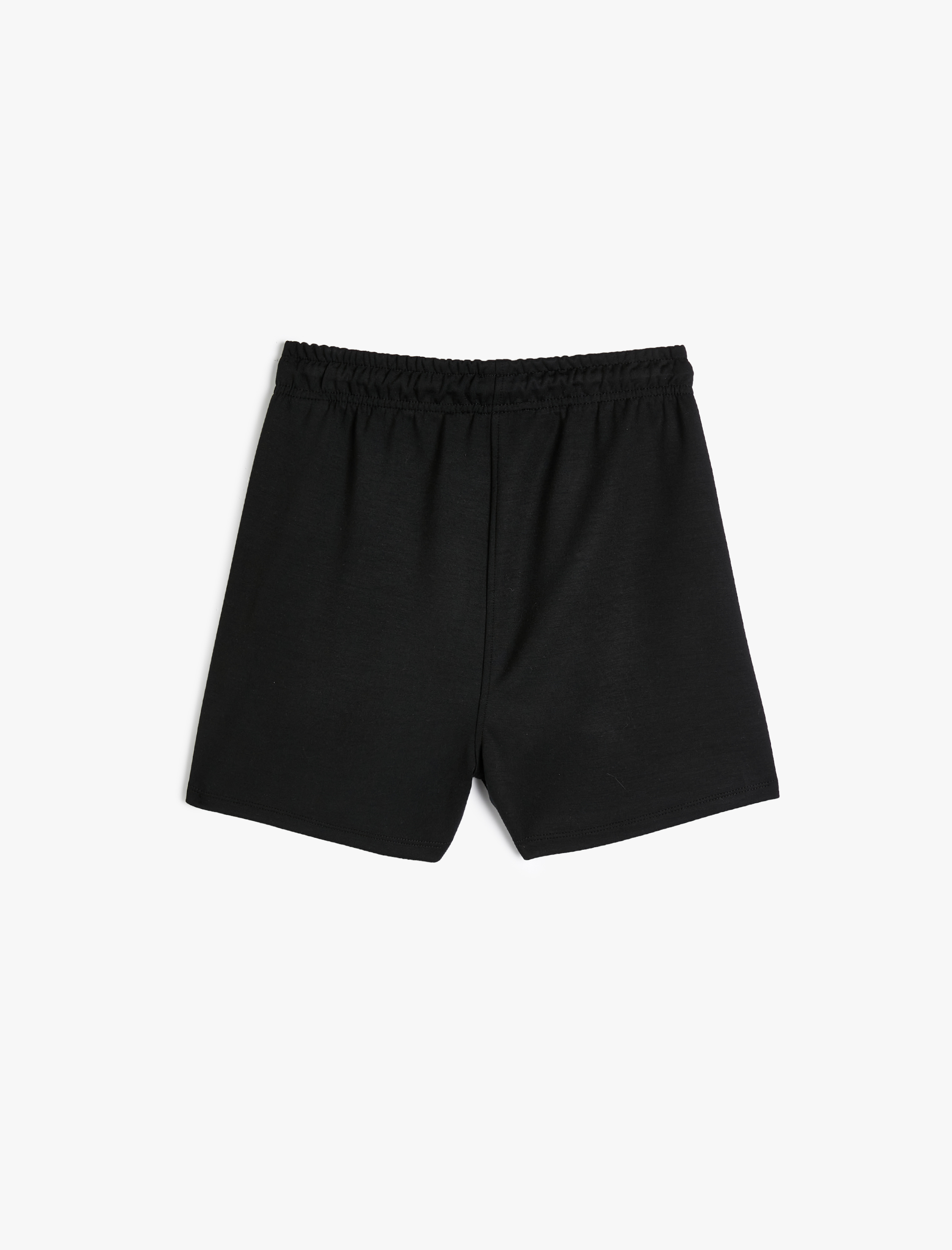   Modal Kumaş Kısa Şort Rahat Kalıp Beli Bağlamalı Cepli