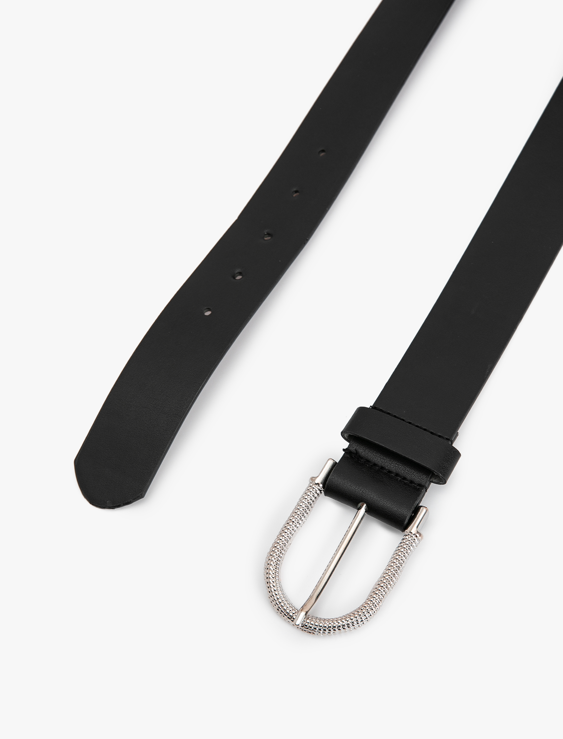  Kadın Kemer Deri Görünümlü Metal Tokalı