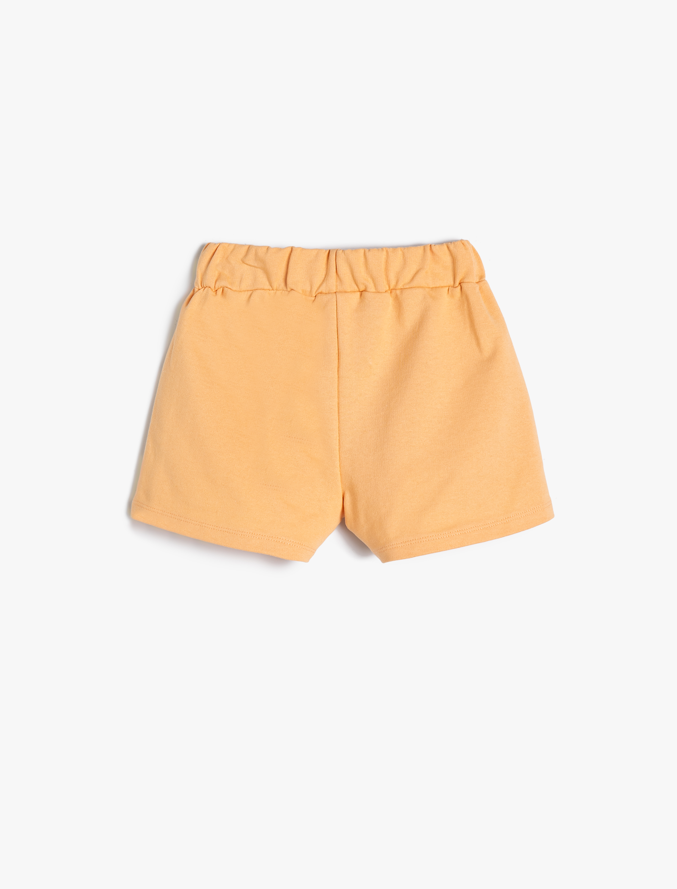  Kız Çocuk Şort Beli Bağlamalı Lastikli Cepli Kelebek İşleme Detaylı