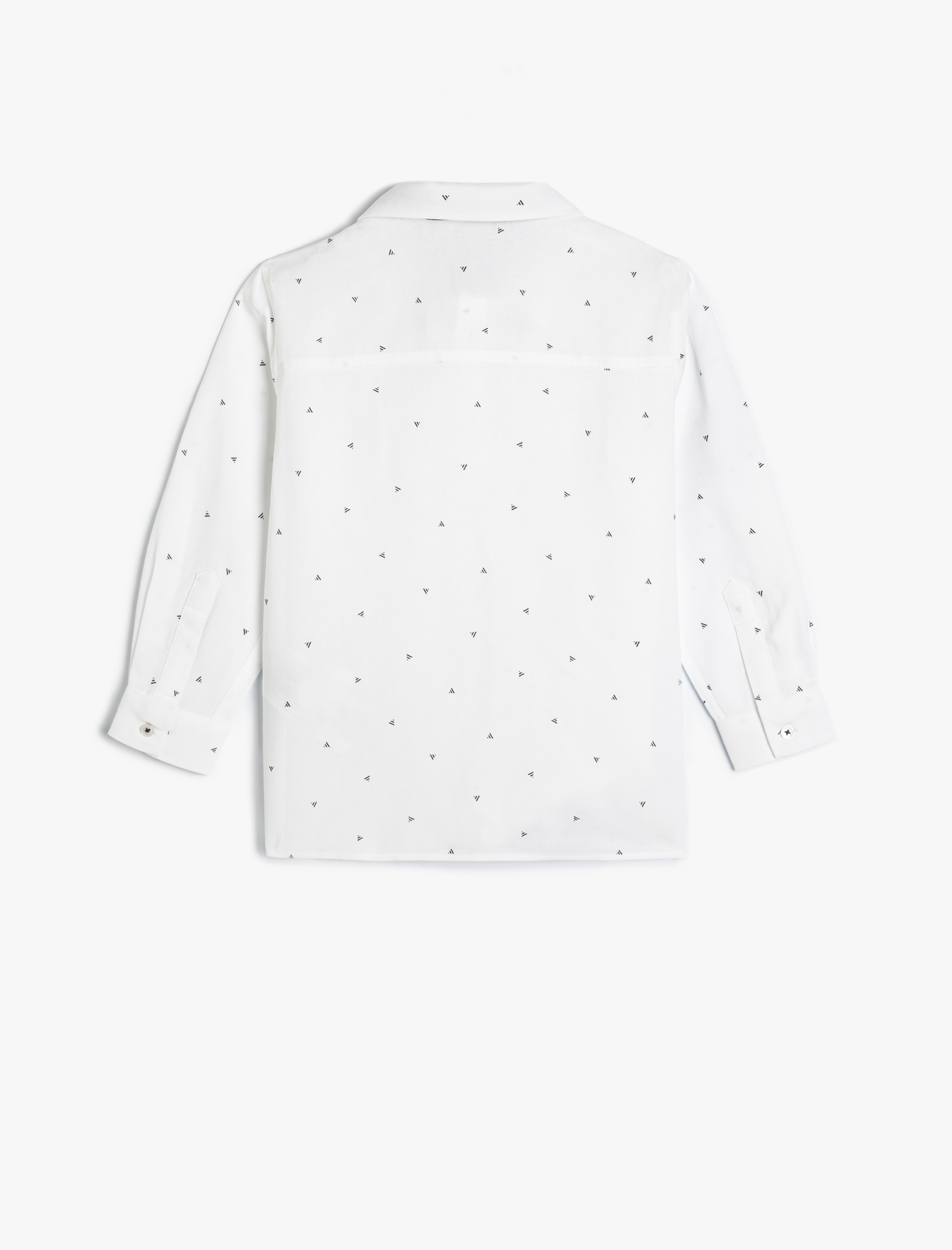  Erkek Çocuk Papyonlu Gömlek Uzun Kollu Klasik Yaka Puantiyeli