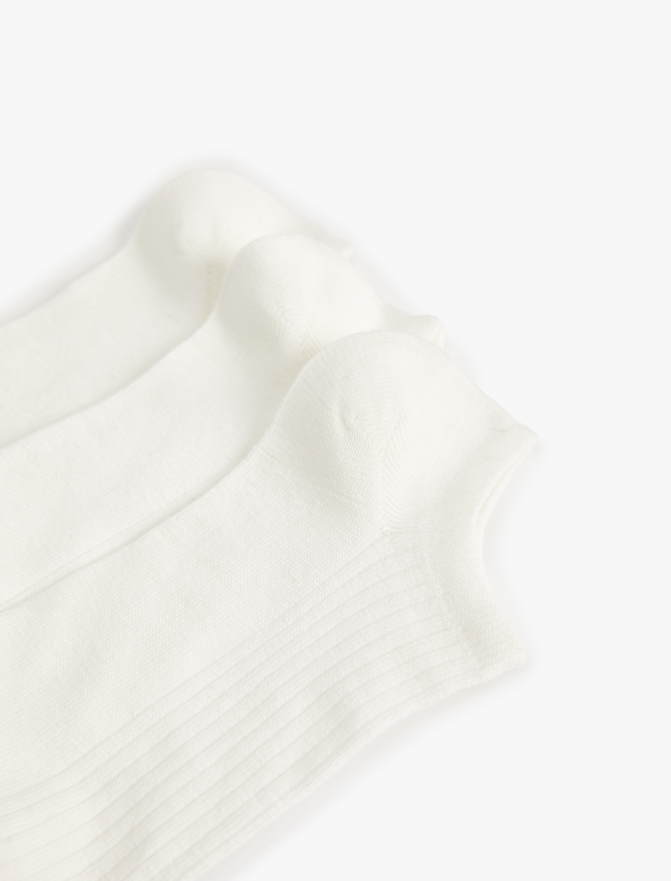  Erkek Görünmez Çorap Seti 3'lü Basic Pamuk Karışımlı