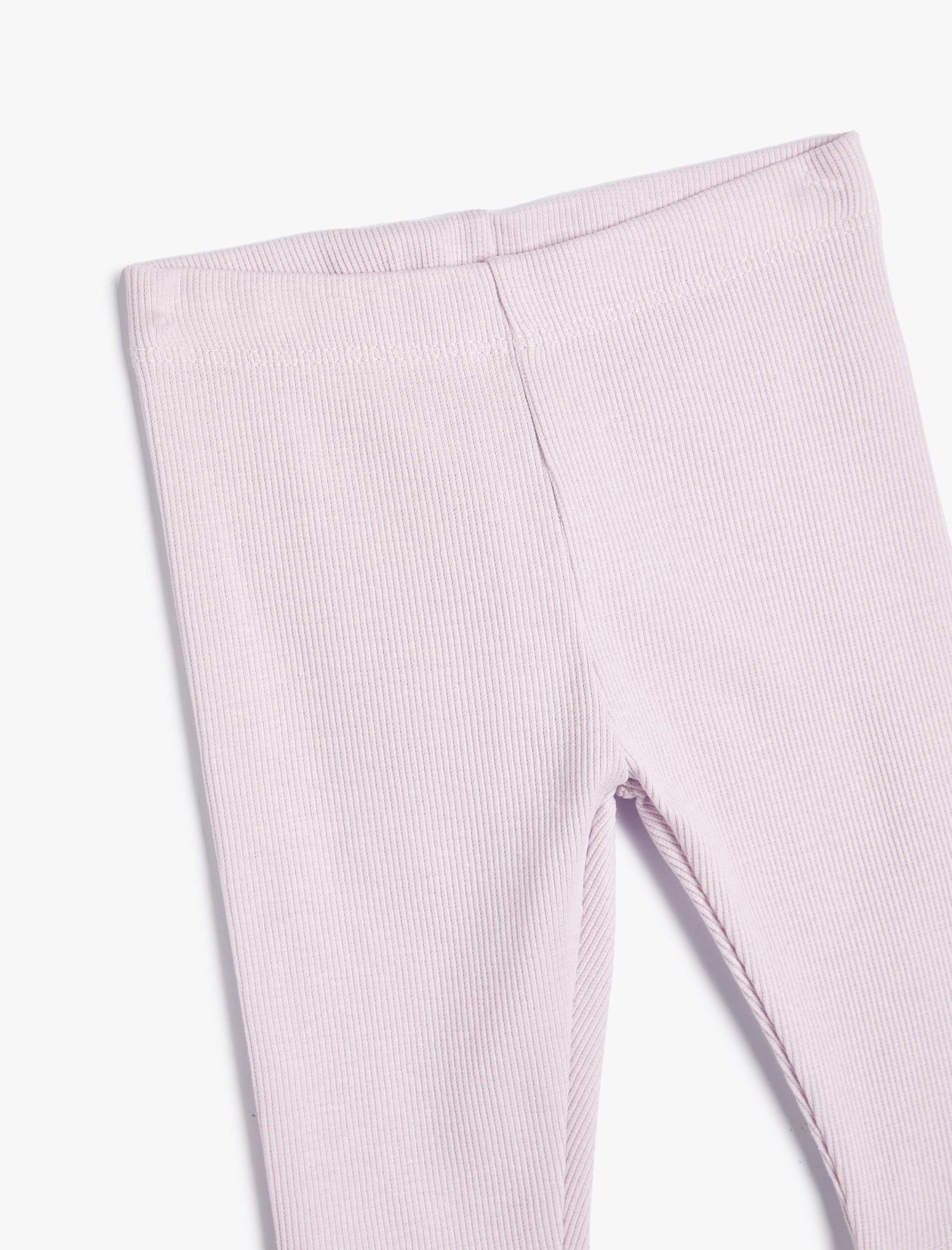  Kız Bebek Basic Kapri Tayt Fitilli Beli Lastikli Pamuklu