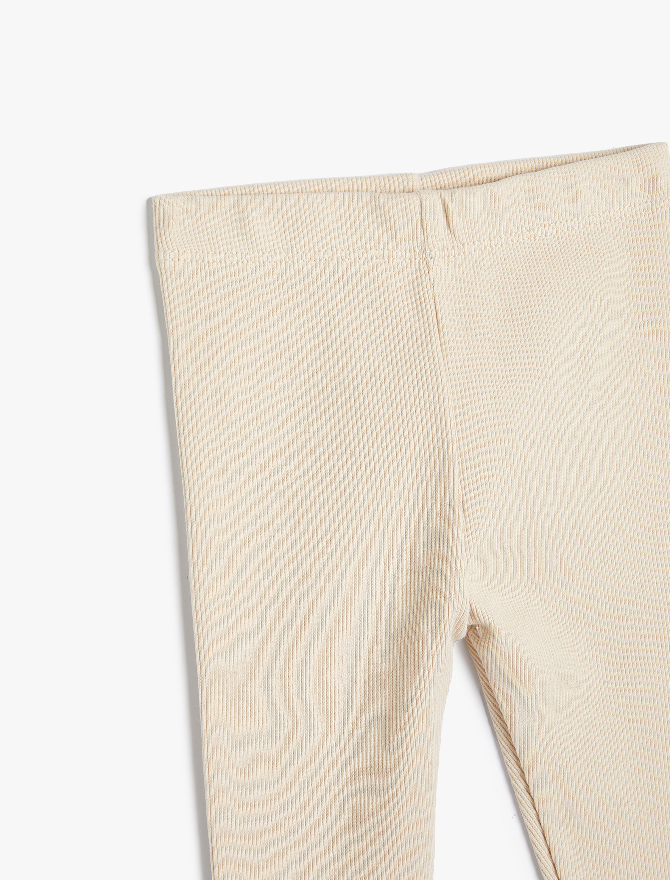  Kız Bebek Basic Kapri Tayt Fitilli Beli Lastikli Pamuklu