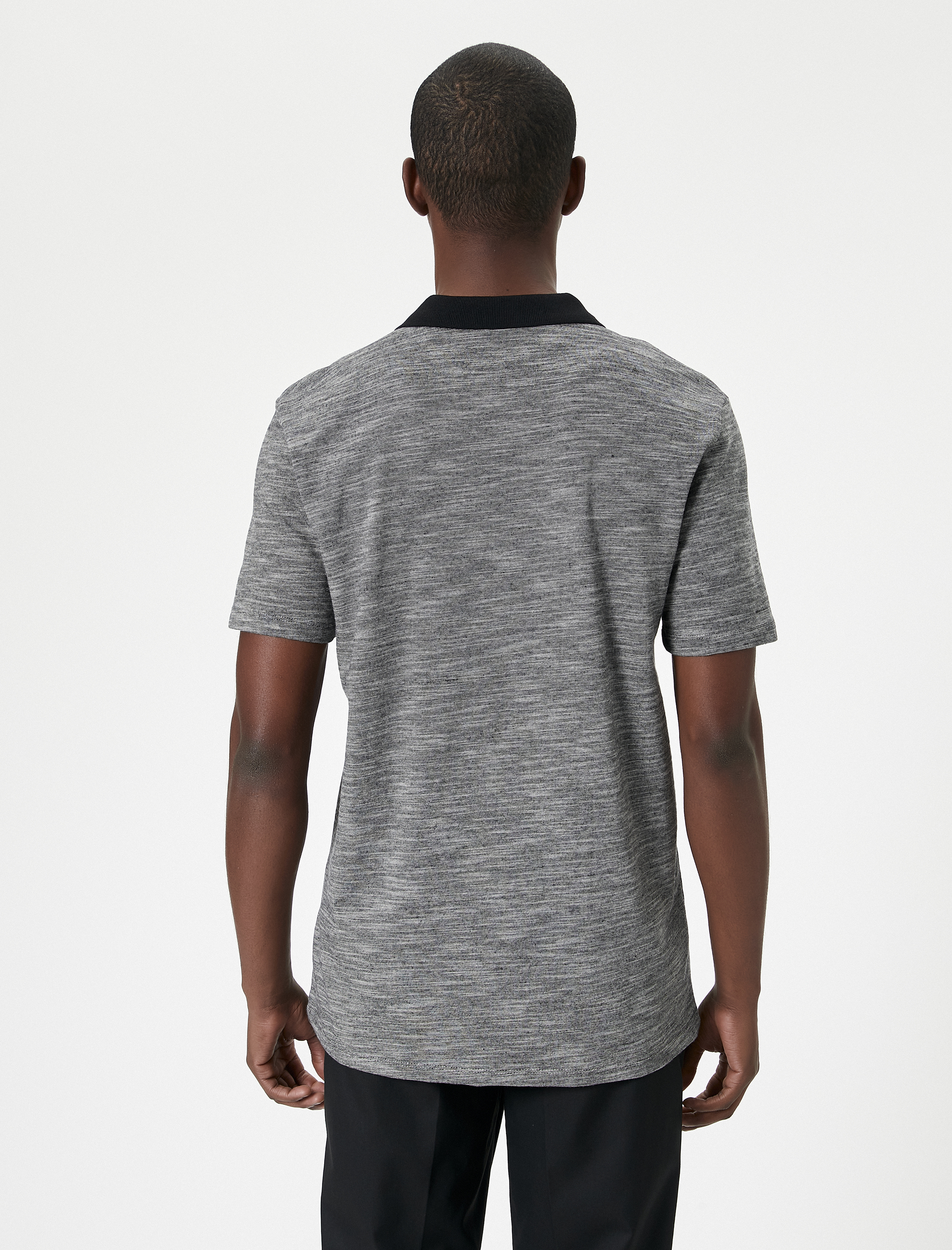 Polo Yaka Tişört Slim Fit Kısa Kollu Düğmeli