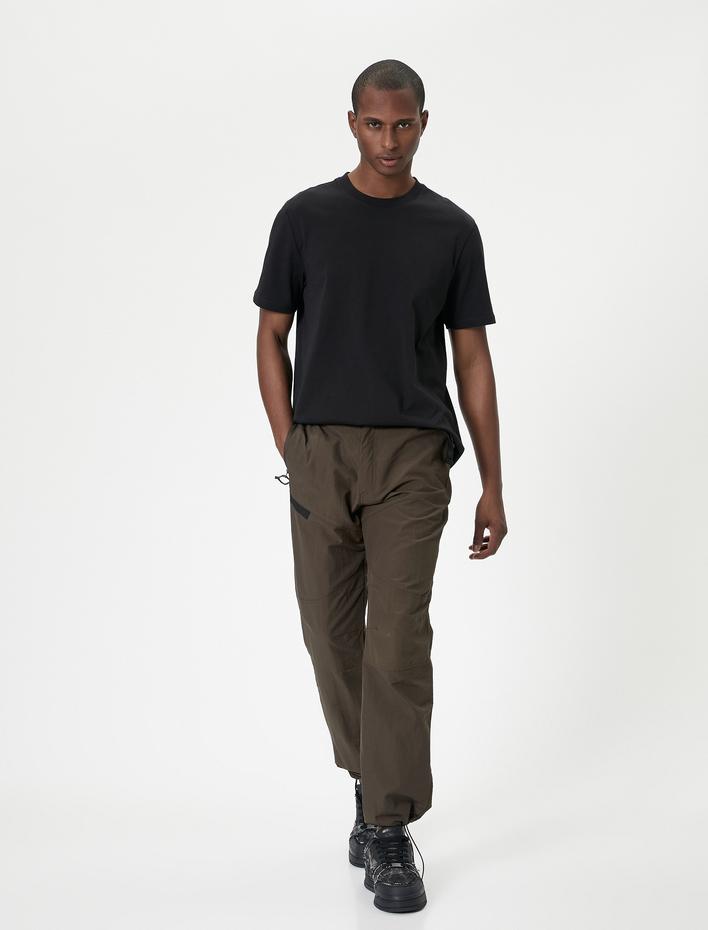  Basic Tişört Bisiklet Yaka Kısa Kollu