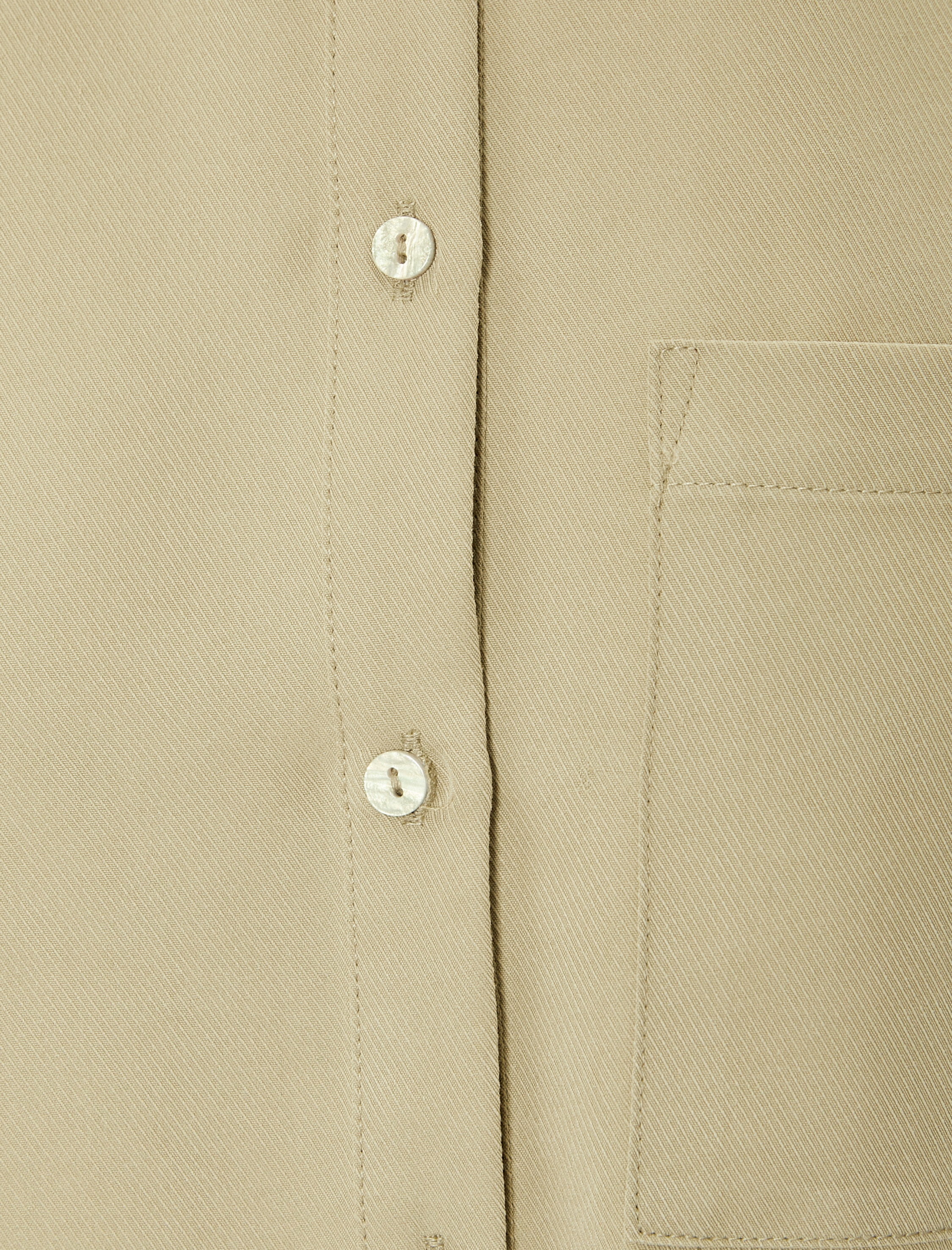   Gömlek Cepli Kısa Kollu Modal Karışımlı