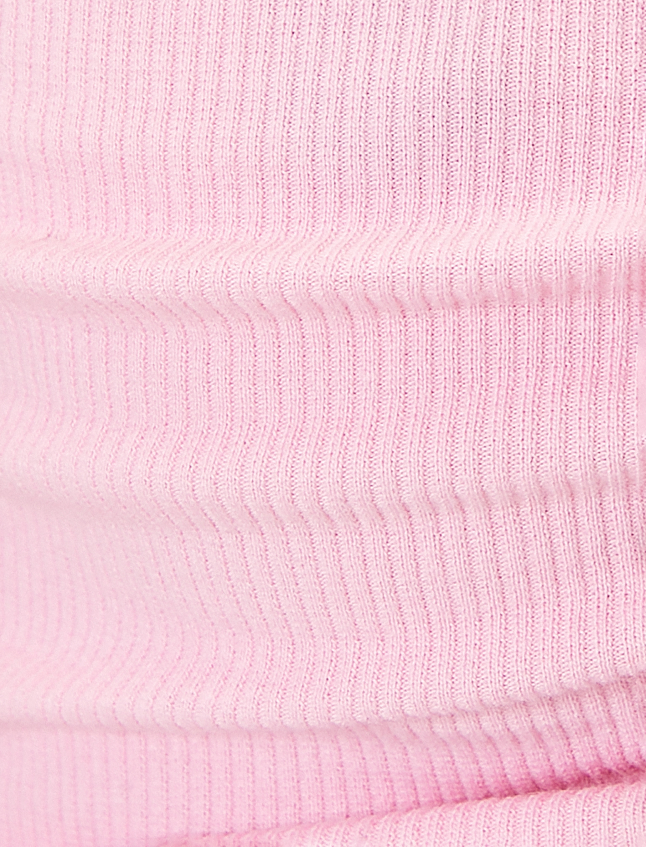 Drapeli V Yaka Crop Büstiyer Kolsuz Slim Fit