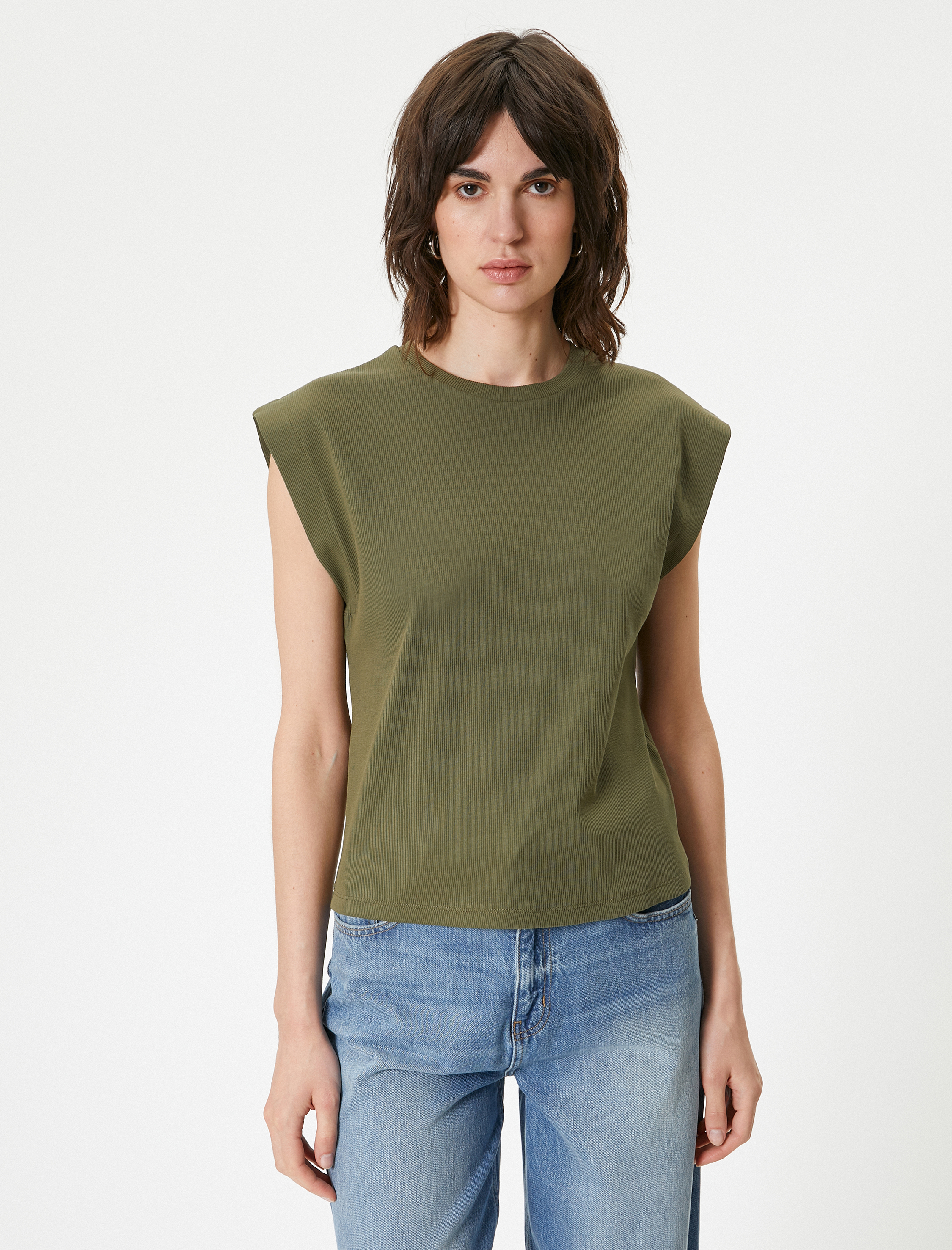   Bisiklet Yaka Tişört Slim Fit Kısa Kollu