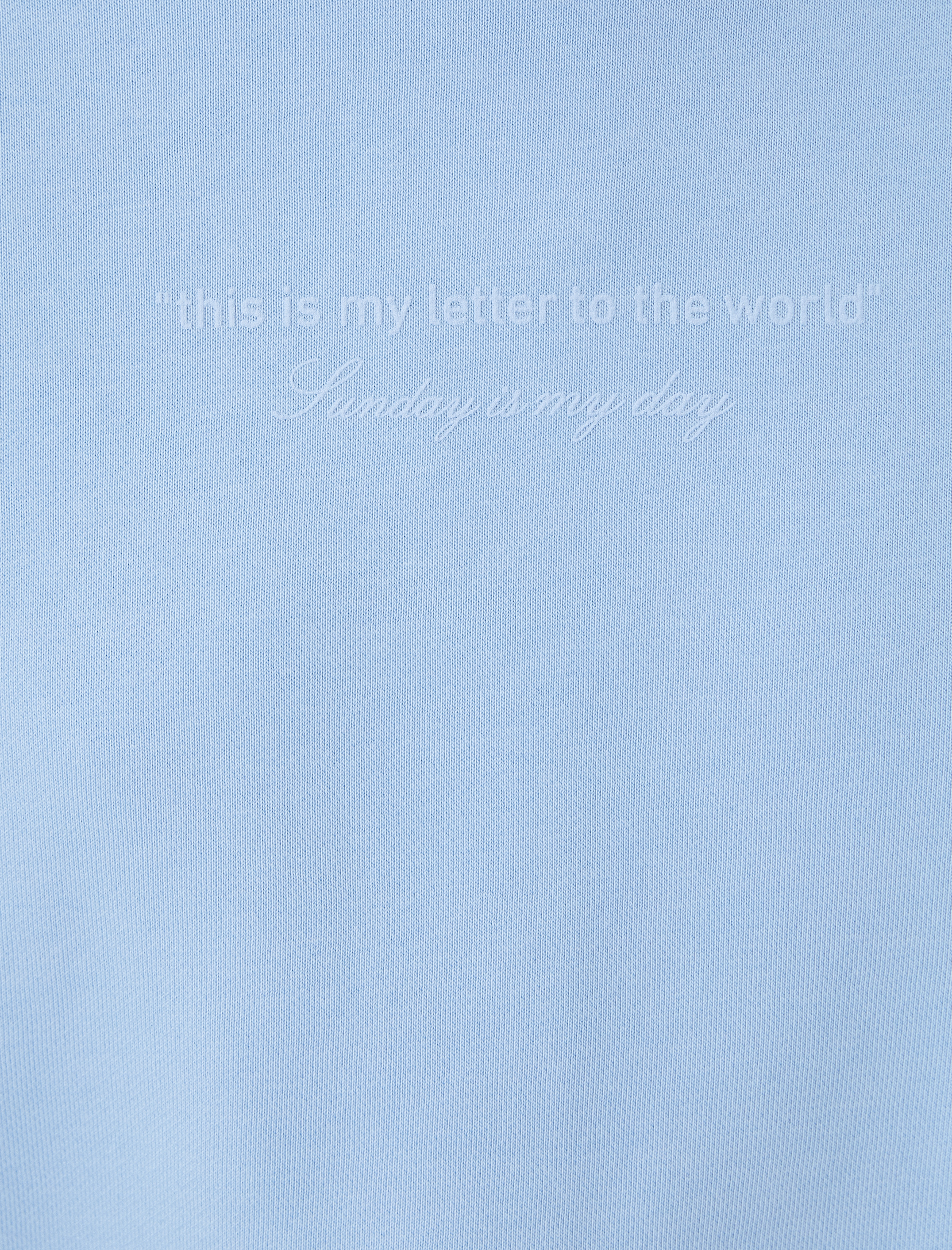 Oversize Sweatshirt Bisiklet Yaka Baskı Detaylı Üç İplik Şardonlu