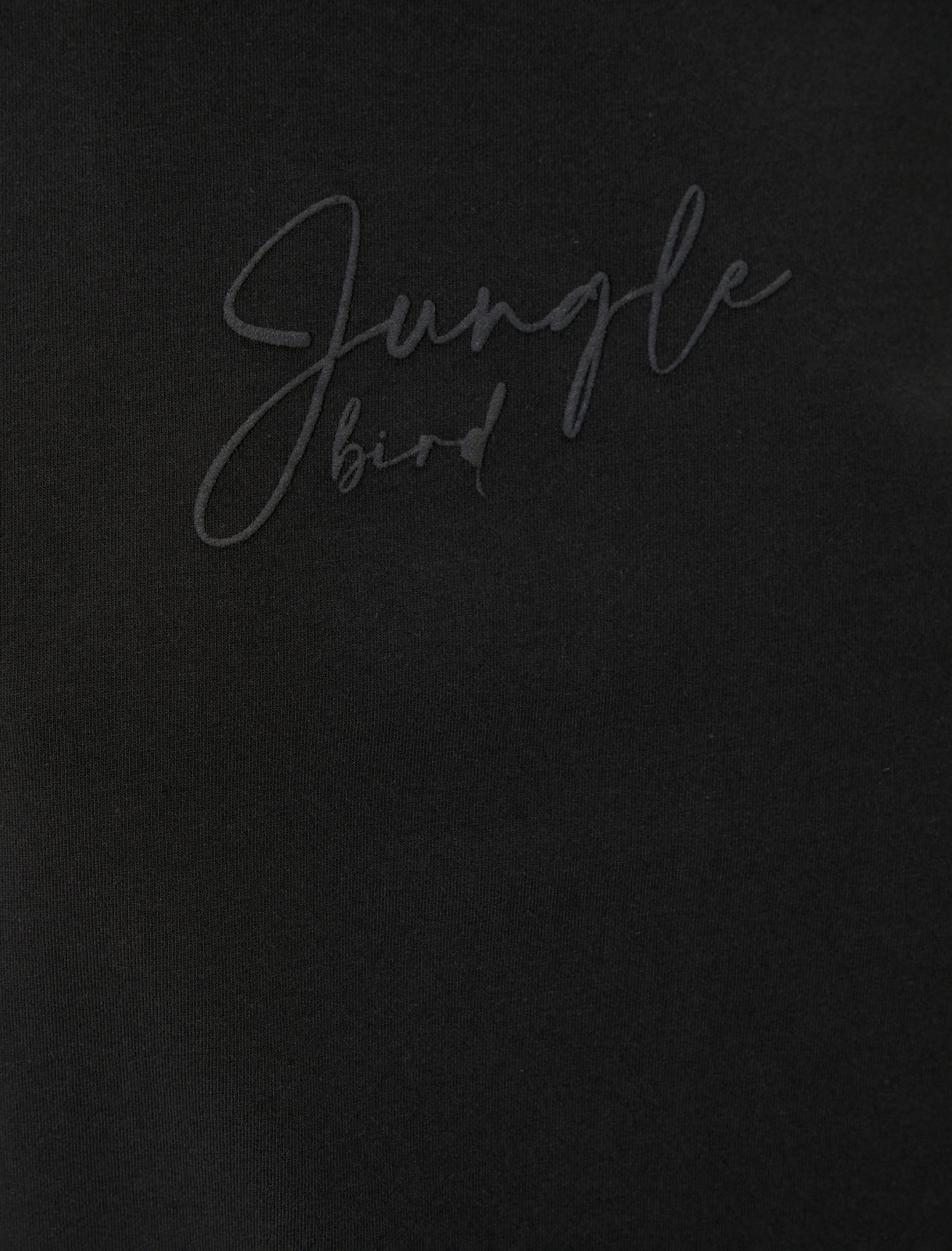   Tişört Slogan Baskılı Bisiklet Yaka Kısa Kollu Pamuklu