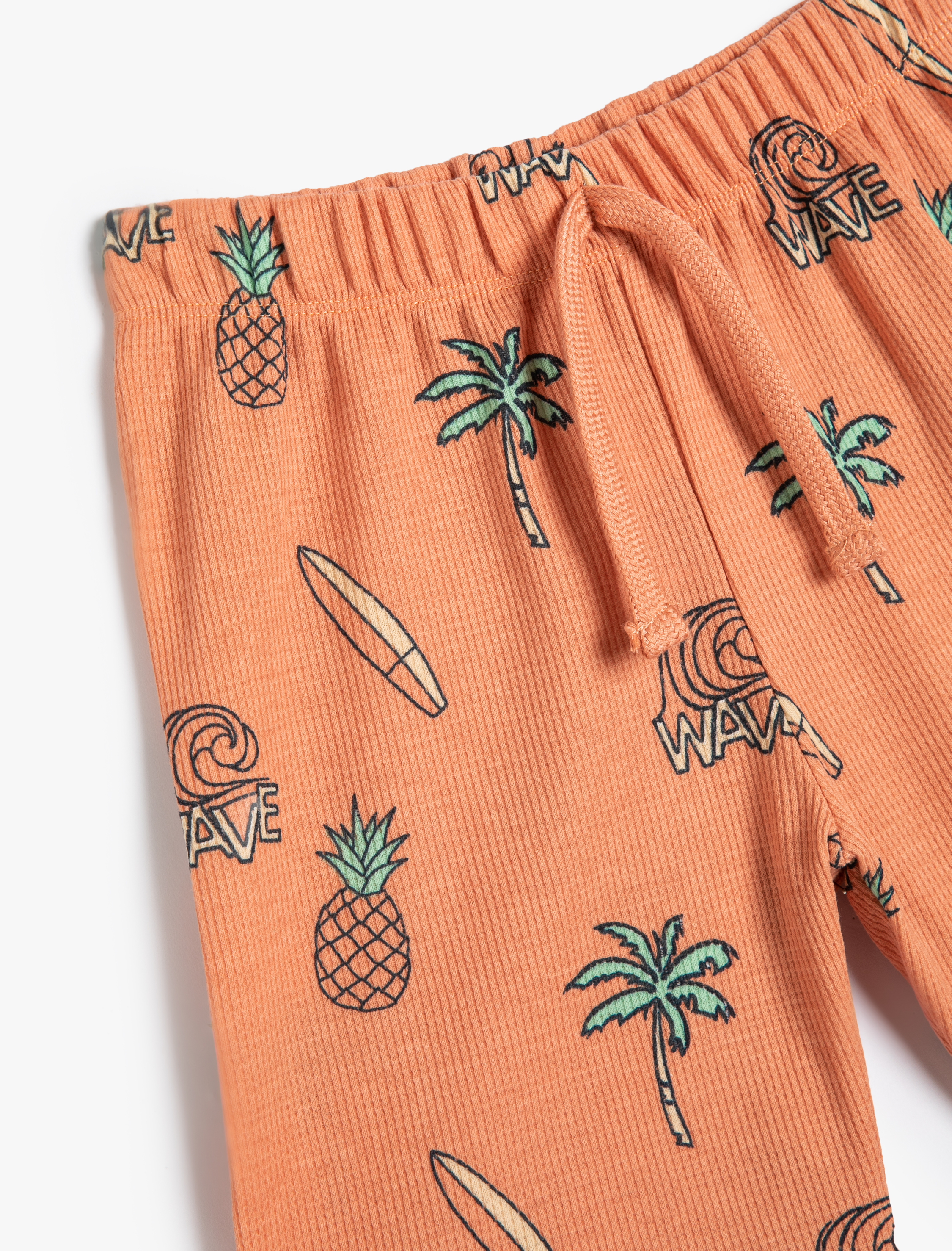  Erkek Çocuk Basic Şort Beli Bağlamalı Cep Detaylı