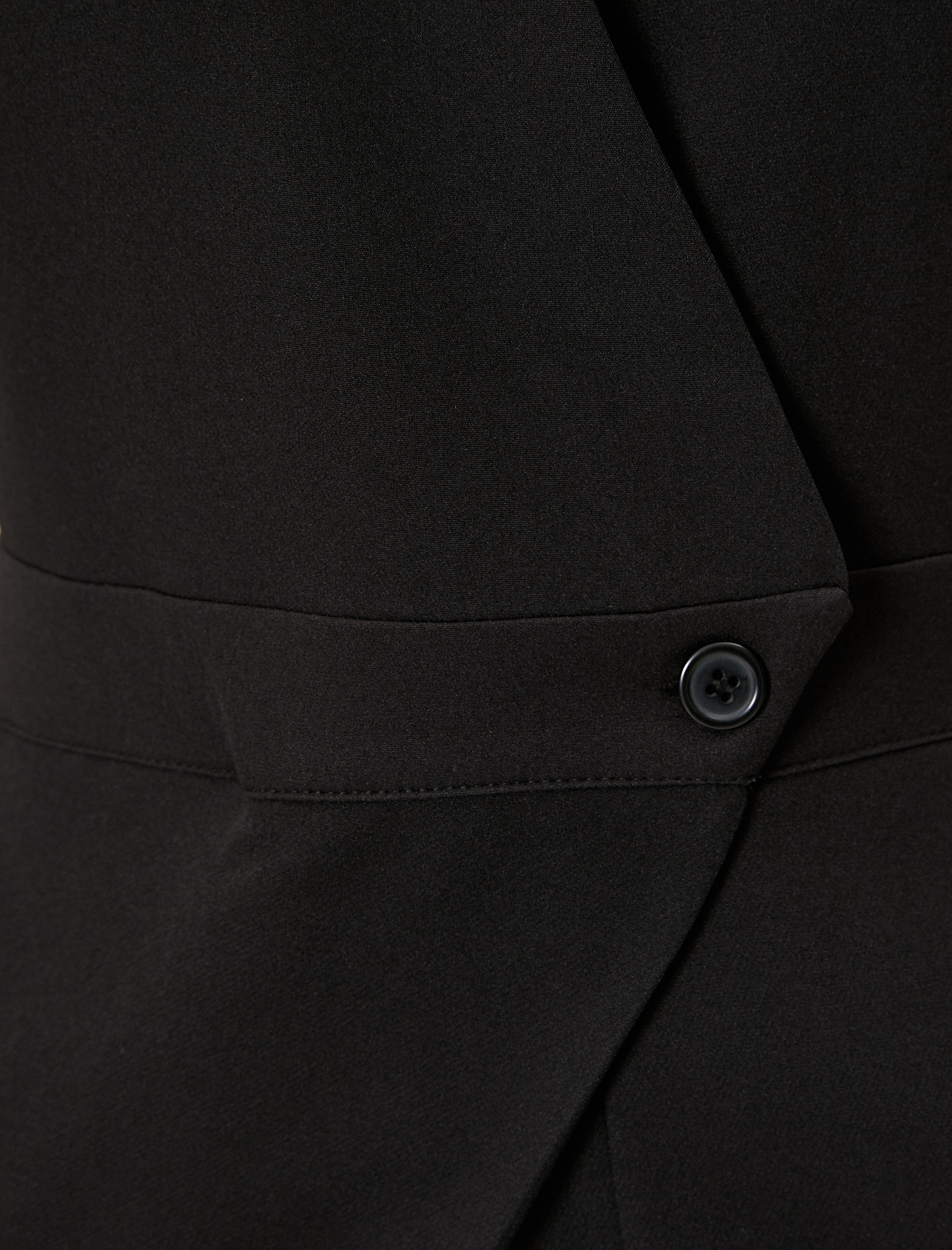   Tulum Kruvaze V Yaka Kolsuz Cepli Pile Detaylı