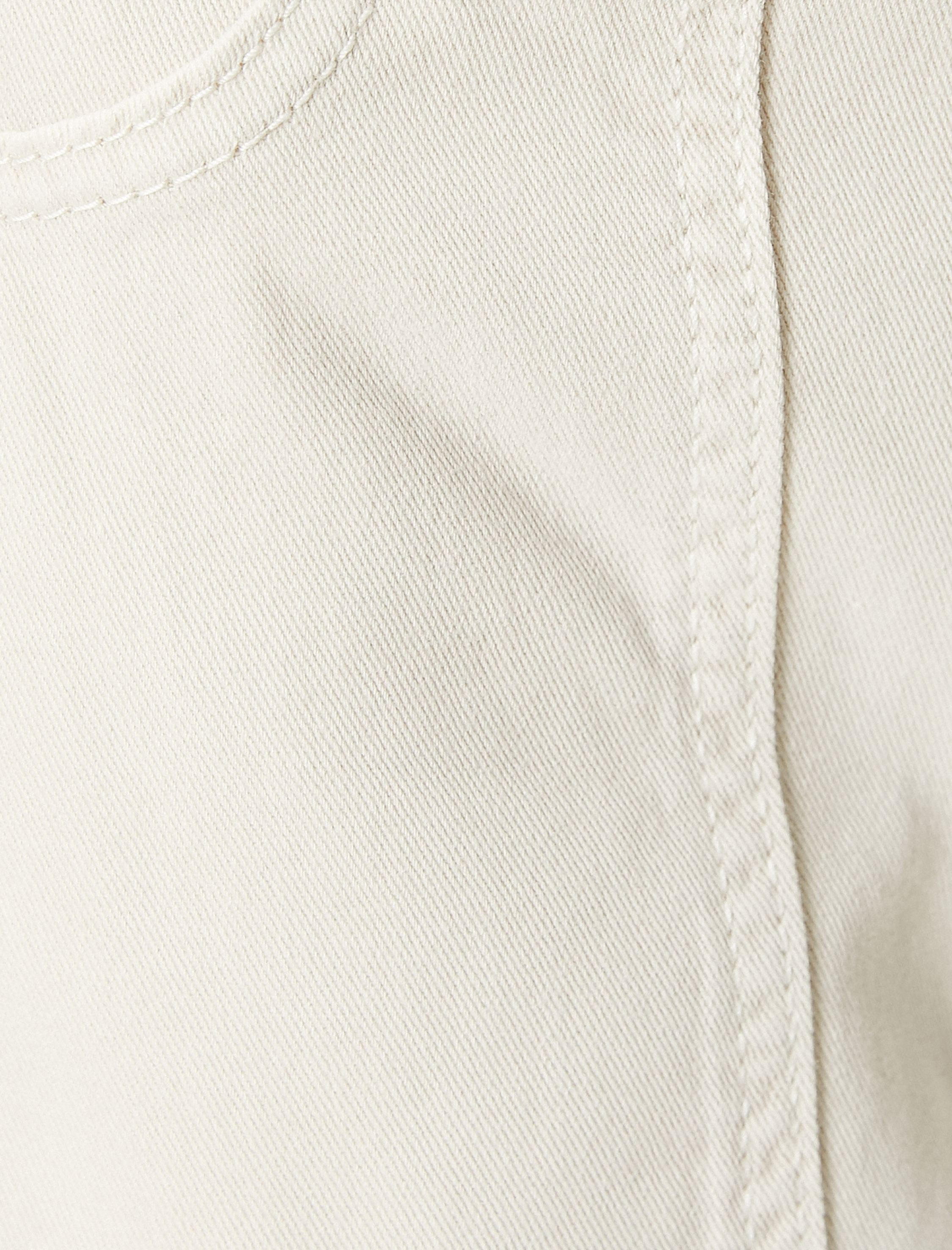   Kargo Kot Pantolon Düz Bol Paça Standart Bel - Eve Straight Jeans