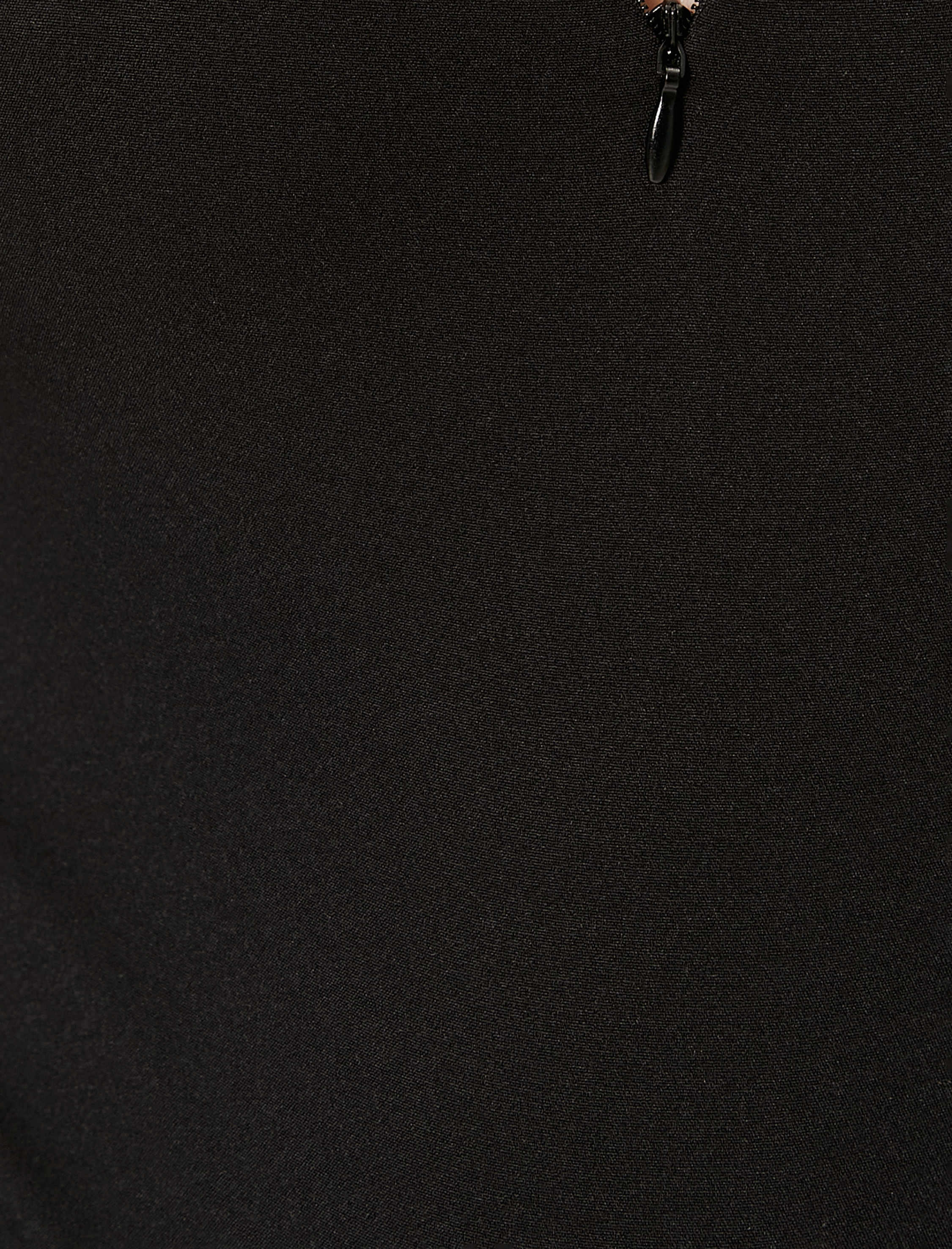 Yarım Fermuarlı Polo Yaka Bodysuit Kısa Kollu Slim Fit