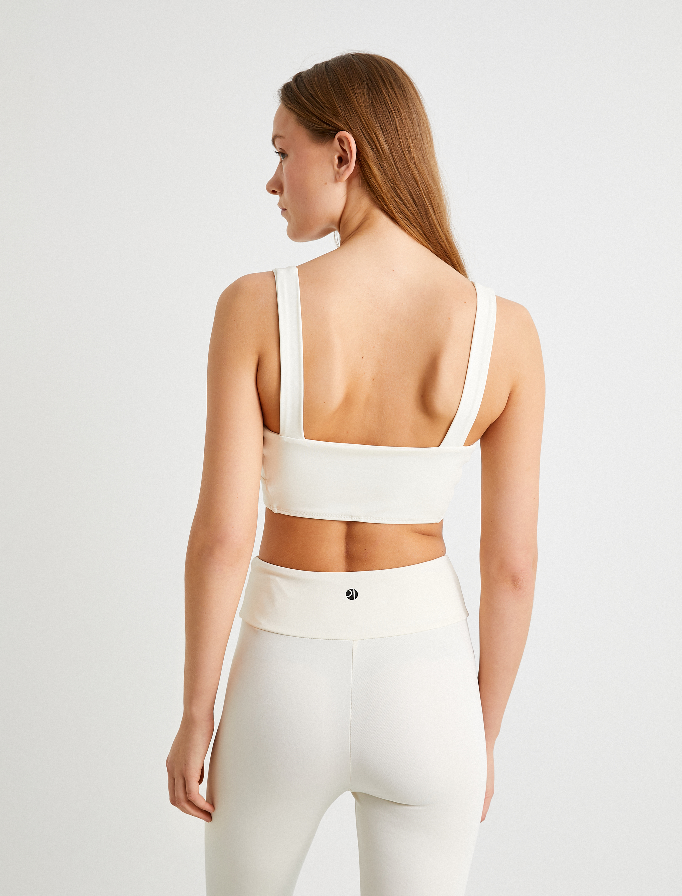 Sporcu Sütyeni Kaplı Kalın Askılı Kesik Yaka Slim Fit