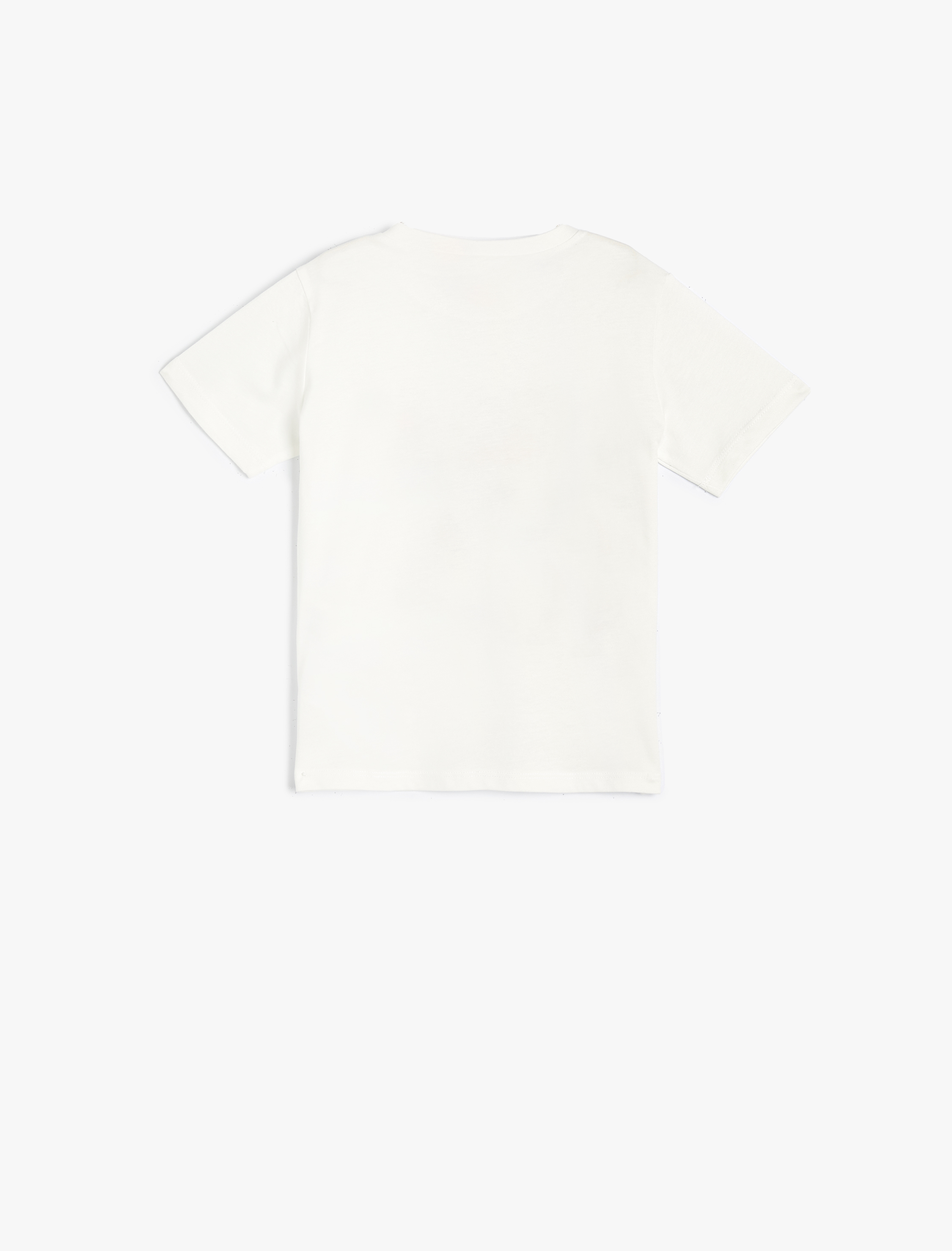  Erkek Bebek Tişört Yaz Temalı Kısa Kollu Bisiklet Yaka Pamuklu