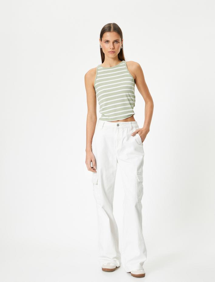  Kısa Atlet Bisiklet Yaka Slim Fit