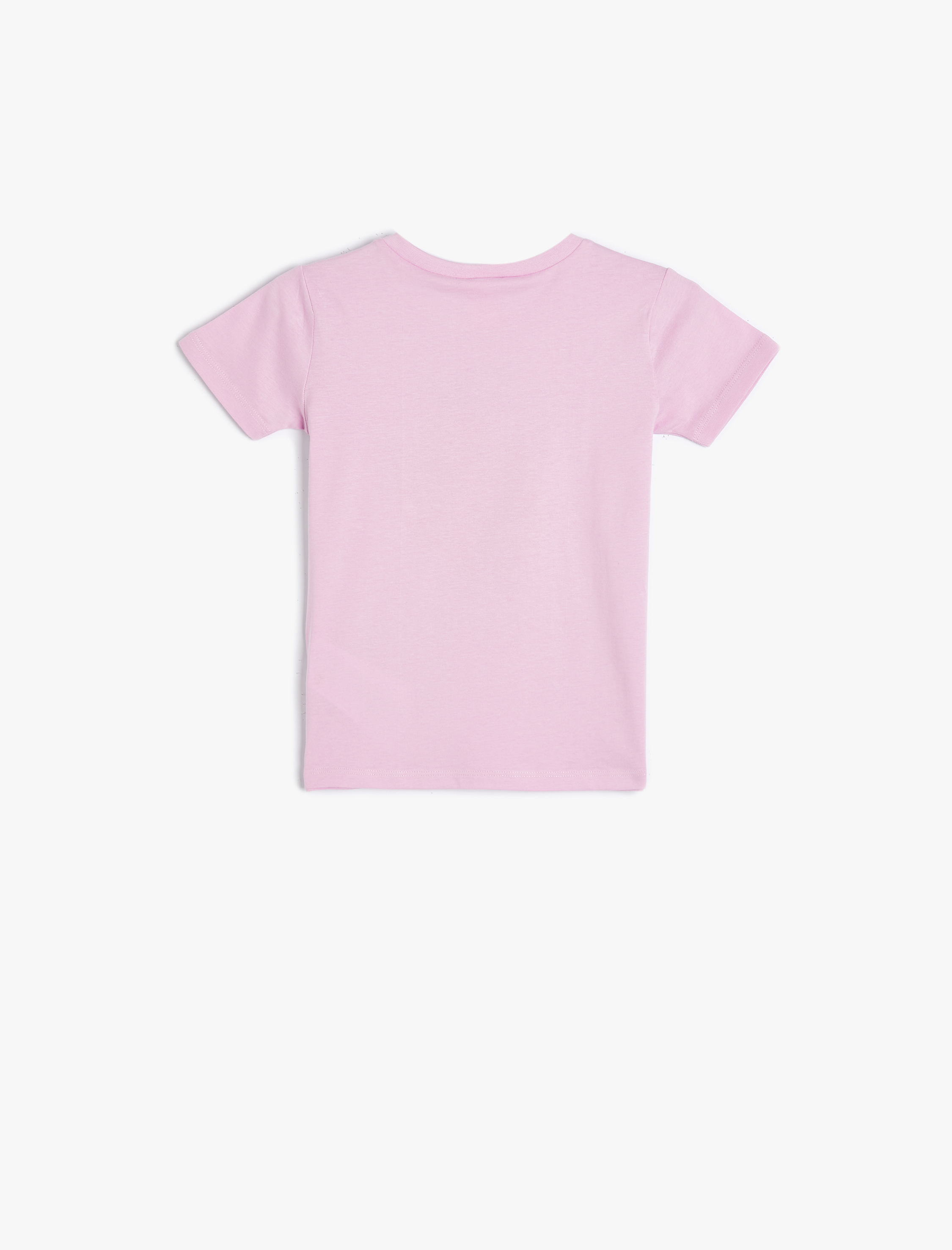  Kız Bebek Tişört Limon Baskılı Kısa Kollu Bisiklet Yaka Pamuklu