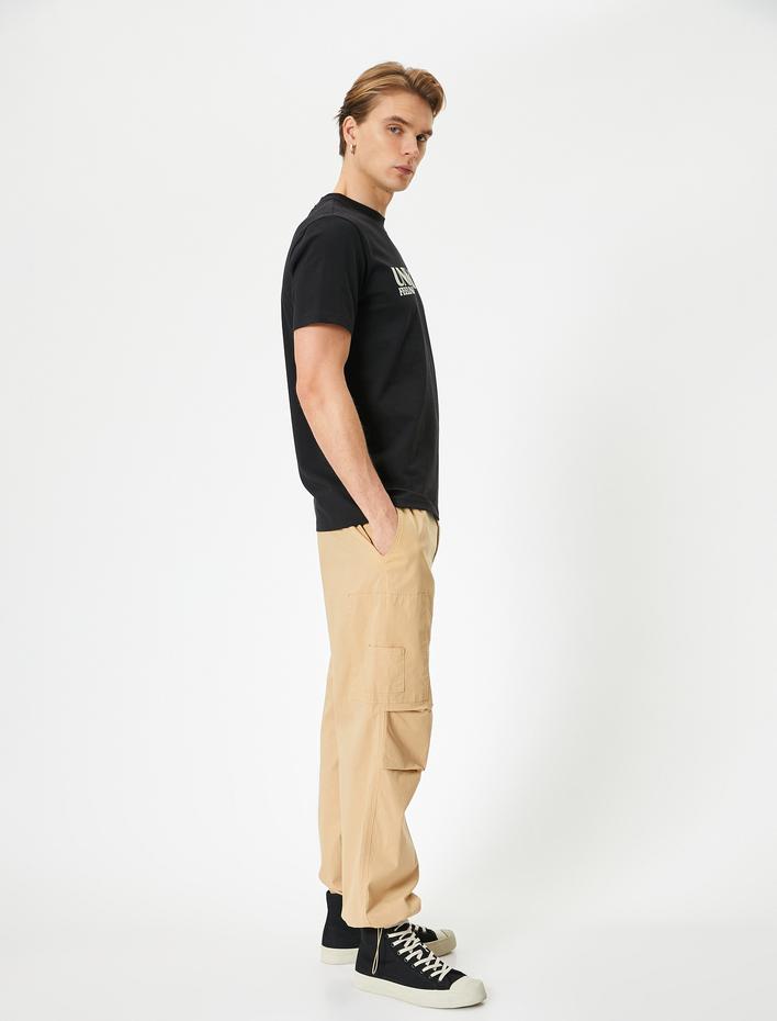  Oversize Paraşüt Pantolon Kargo Cep Detaylı
