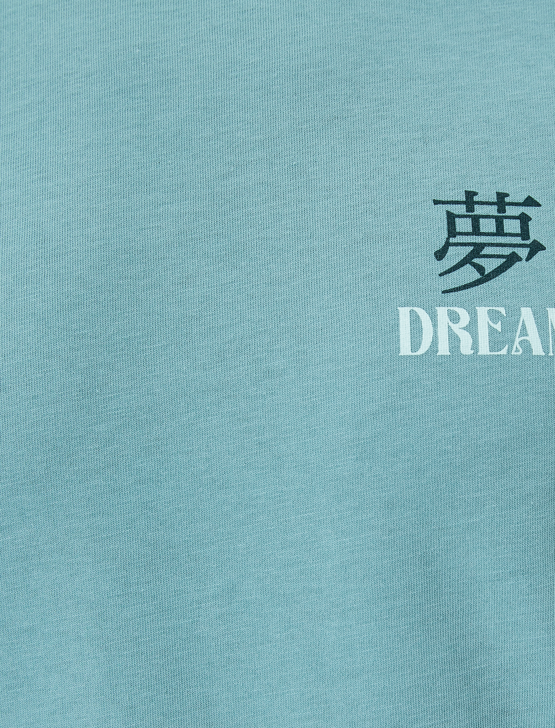   Slogan Baskılı Tişört Bisiklet Yaka Kısa Kollu