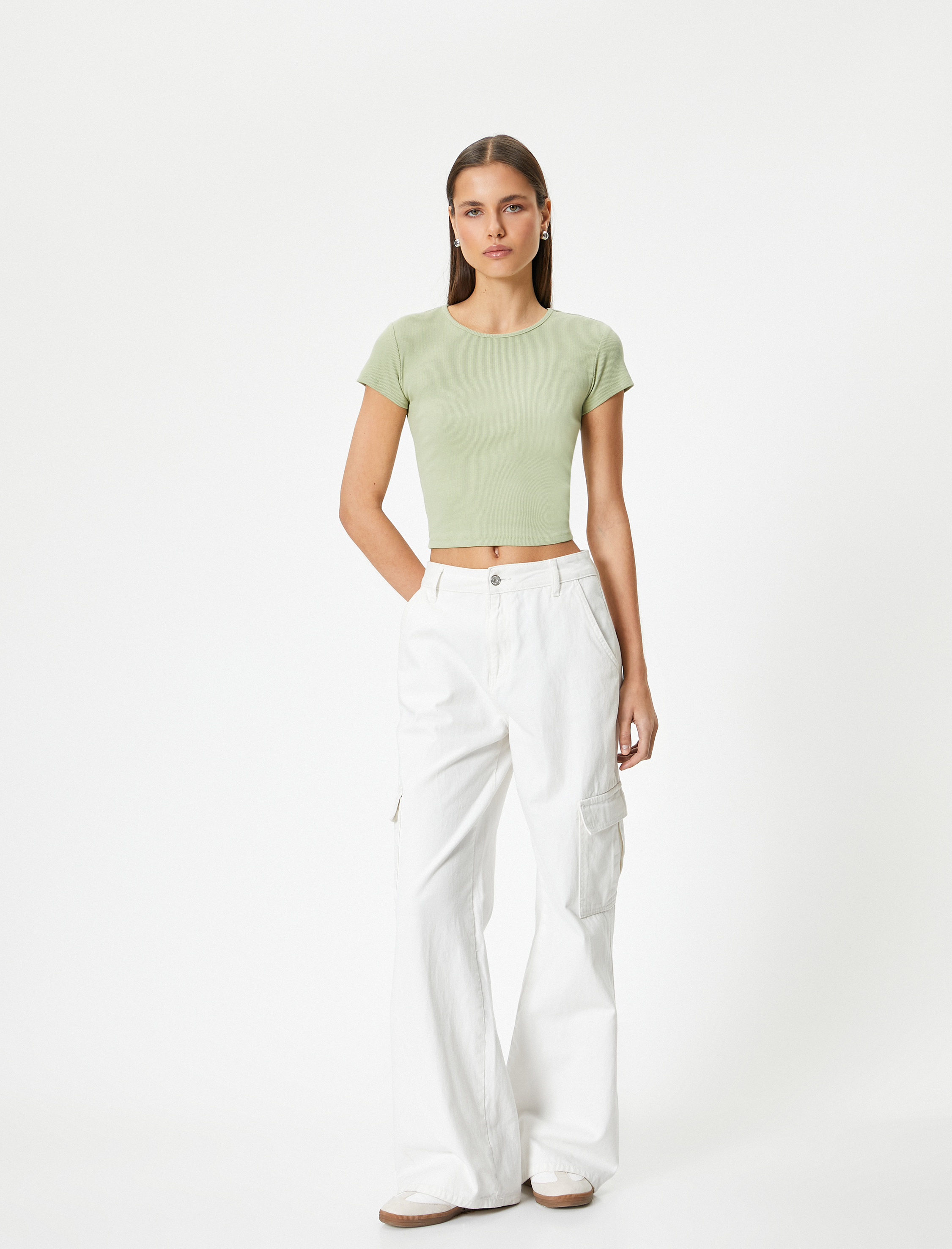 Basic Body Kısa Kollu Yuvarlak Yaka Pamuklu