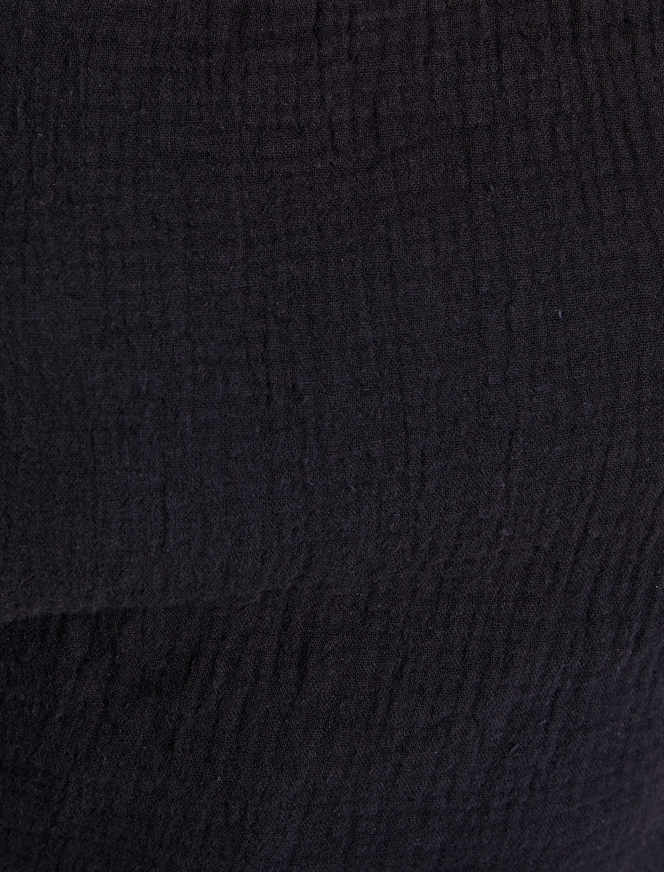   Müslin Crop Atlet Kare Yaka Kalın Askılı Pamuklu