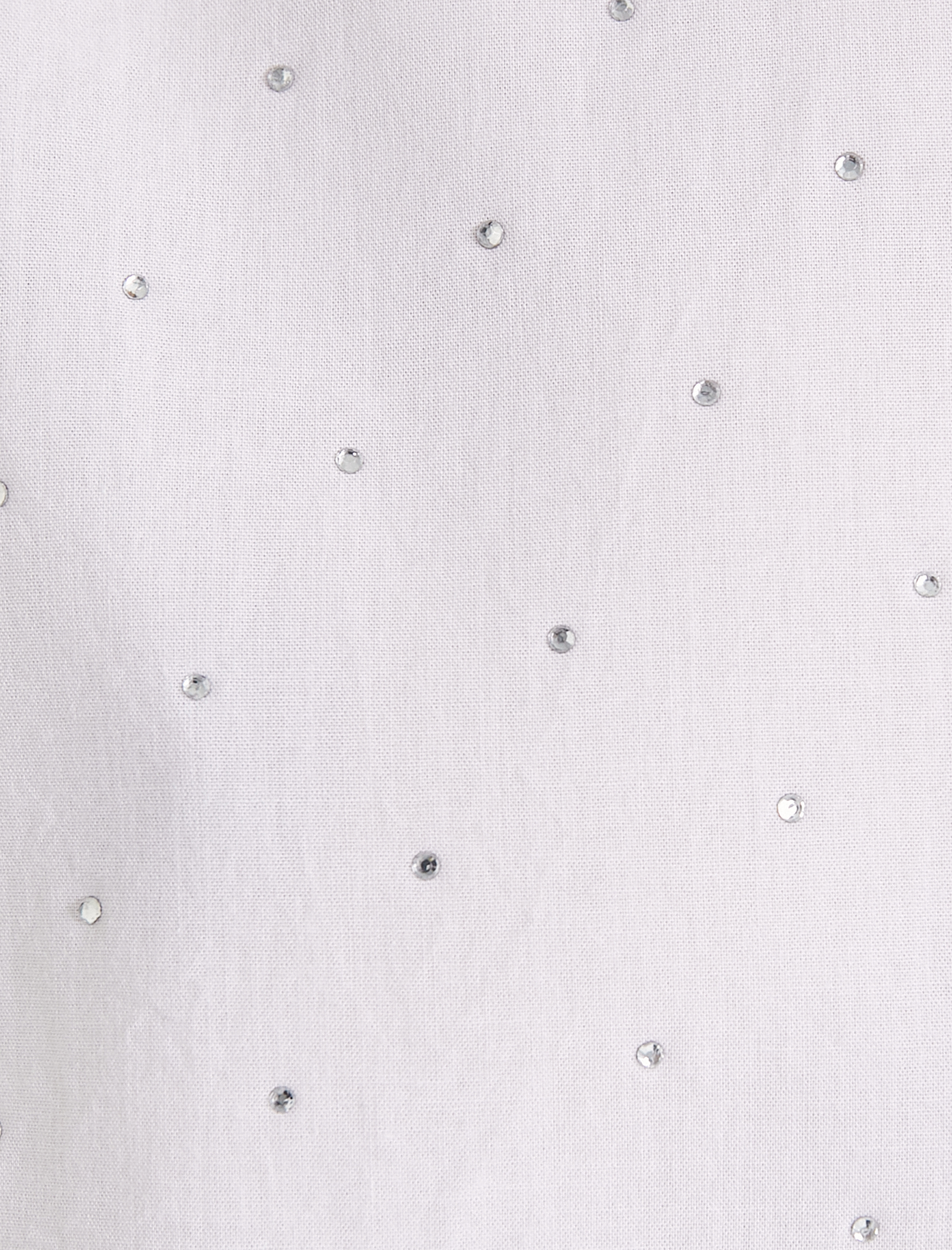   Taşlı Gömlek Pamuklu Uzun Kollu