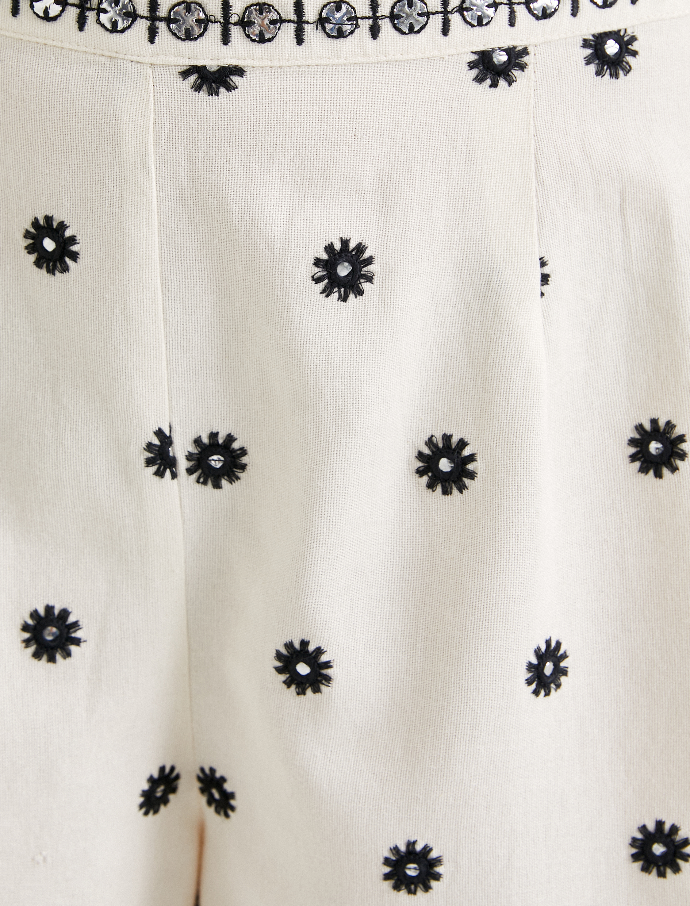   Mini Şort Çiçek Fistolu Normal Bel