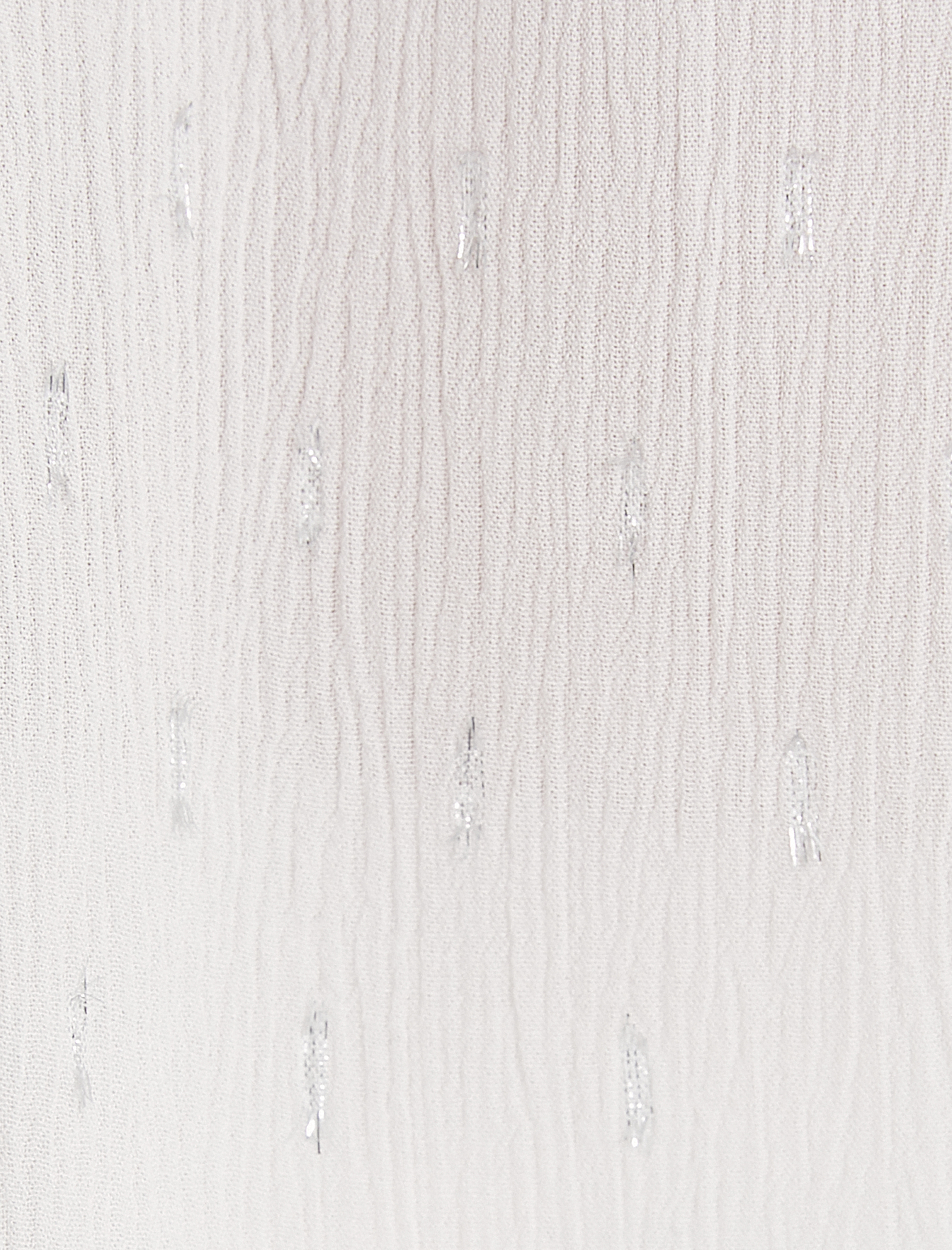   Oversize Gömlek Balon Kollu Hakim Yaka Metalik İpli