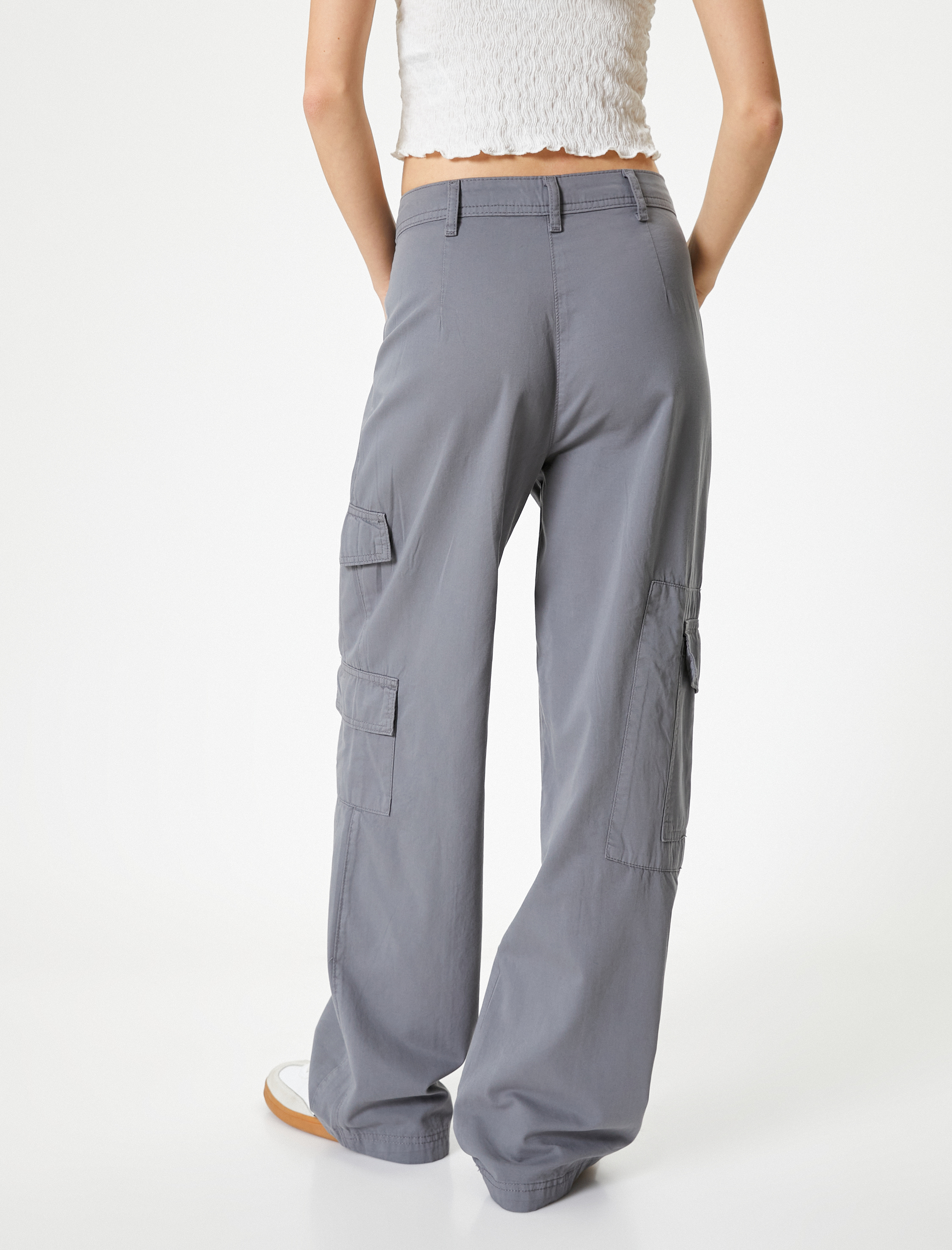   Chino Kargo Pantolon Gabardin Rahat Kalıp Pamuklu