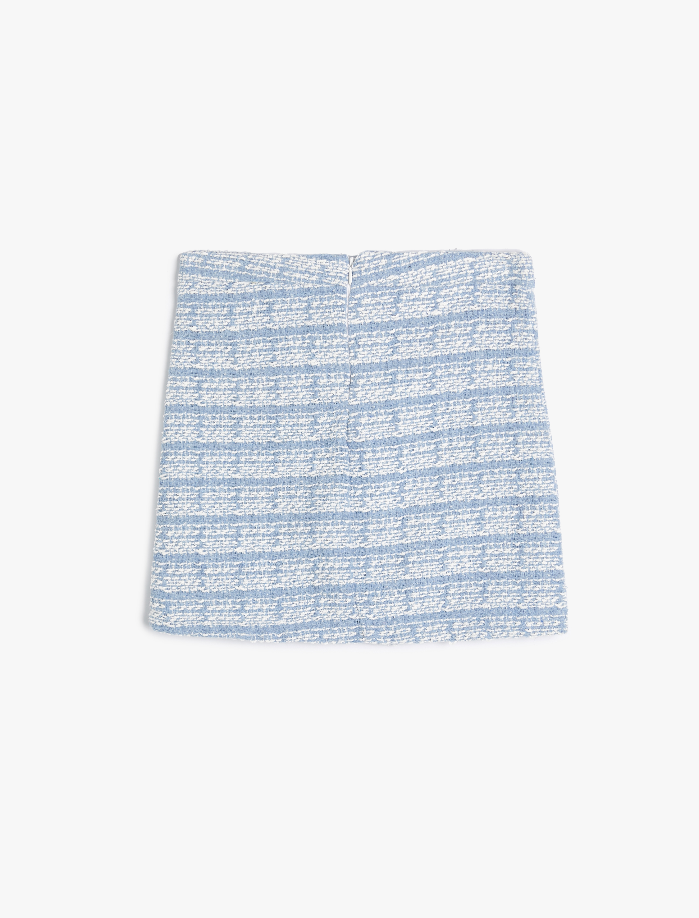  Kız Çocuk Tüvit Etek Çiçekli Düğme Detaylı