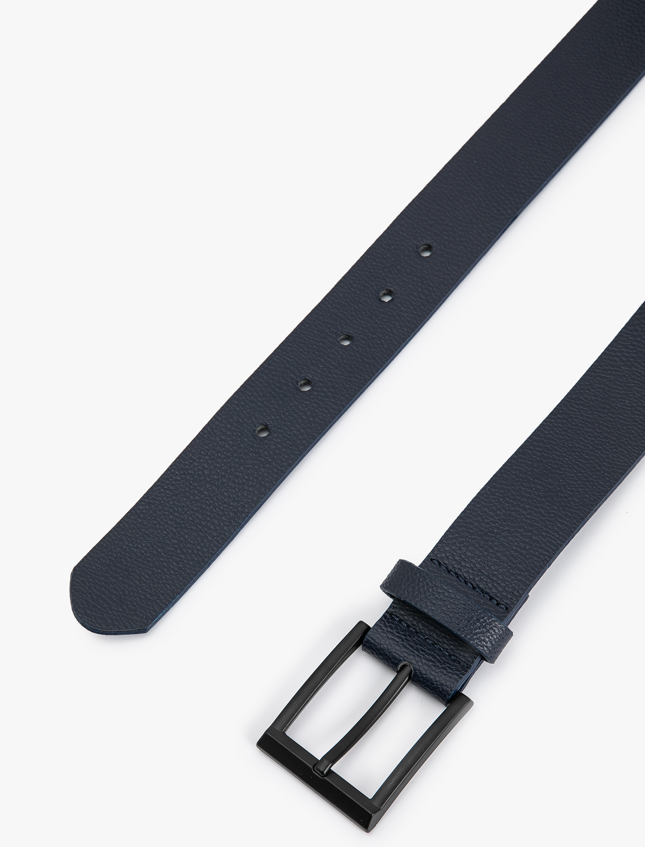  Erkek Kemer Deri Görünümlü Metal Toka Detaylı