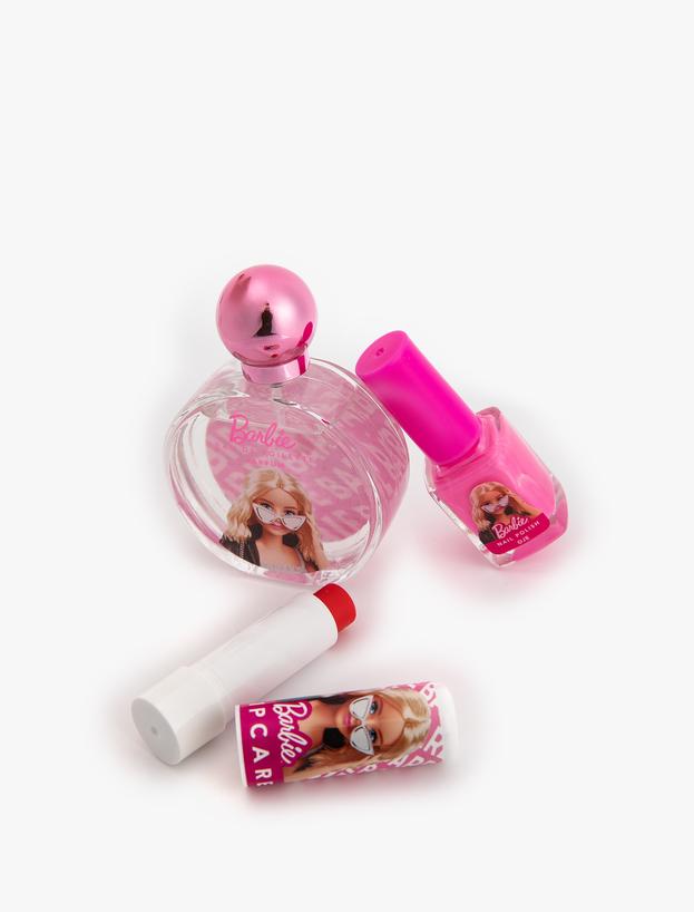 Barbie Hediye Seti Parfüm Oje ve Dudak Nemlendirici 3'lü Lisanslı_2