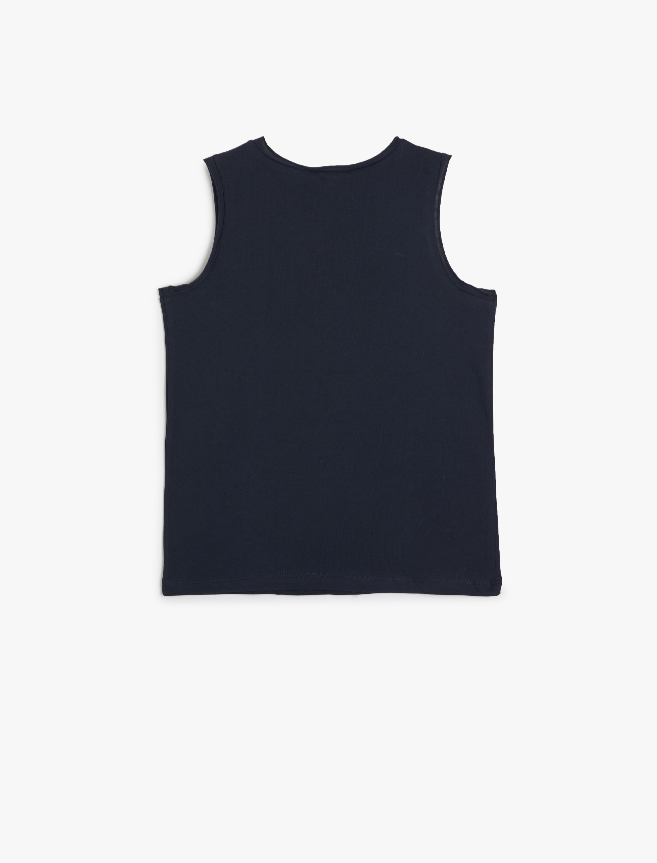  Erkek Çocuk Atlet Basketbol Baskılı Bisiklet Yaka Pamuklu