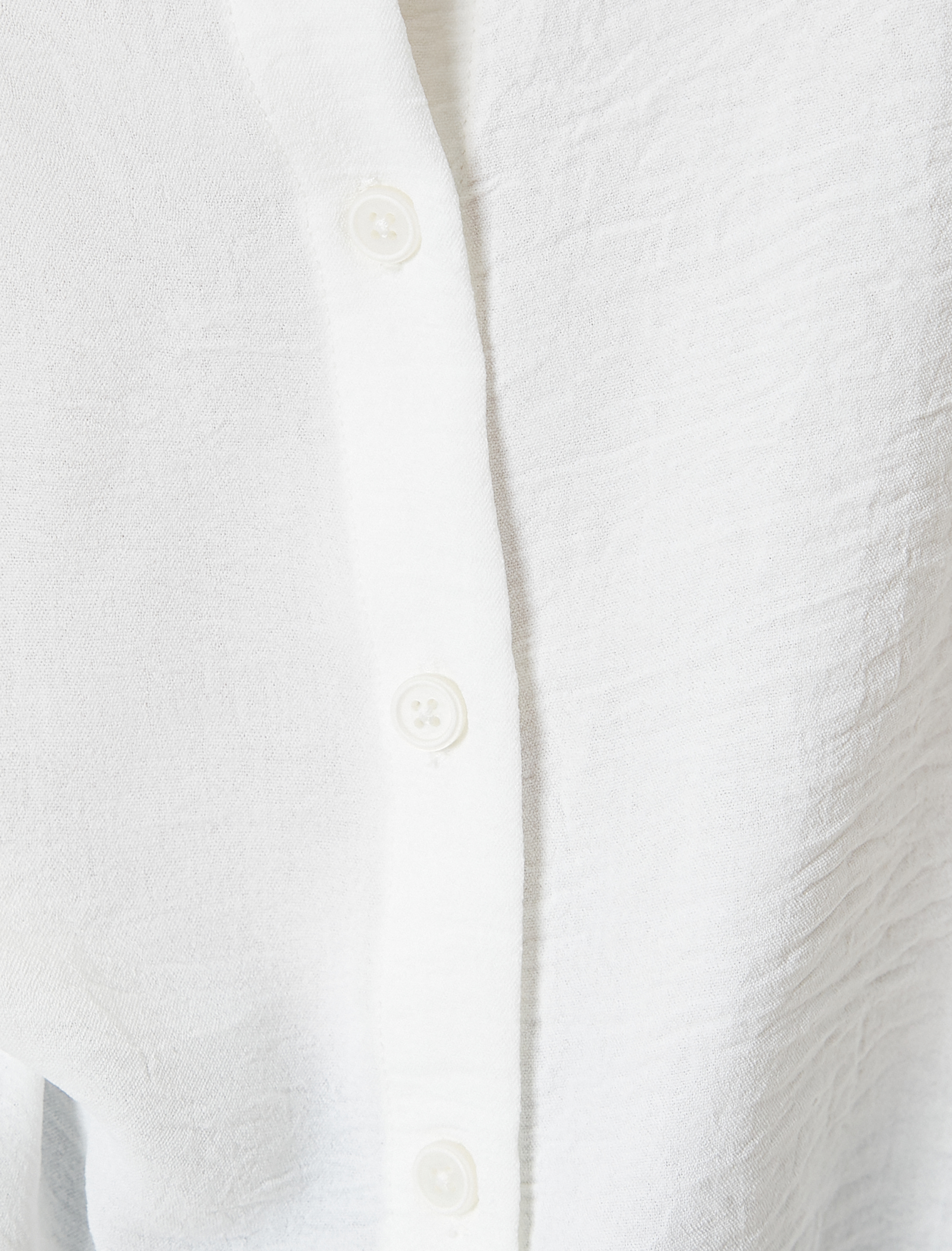   Oversize Gömlek Uzun Kollu Dokulu