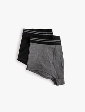 2'li Slip Boxer Seti Çok Renkli