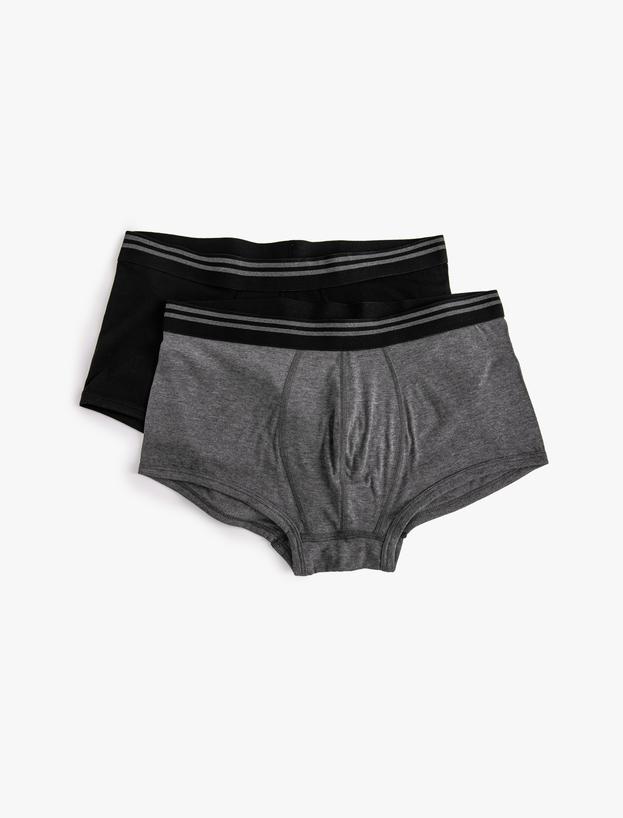 2'li Slip Boxer Seti Çok Renkli_1