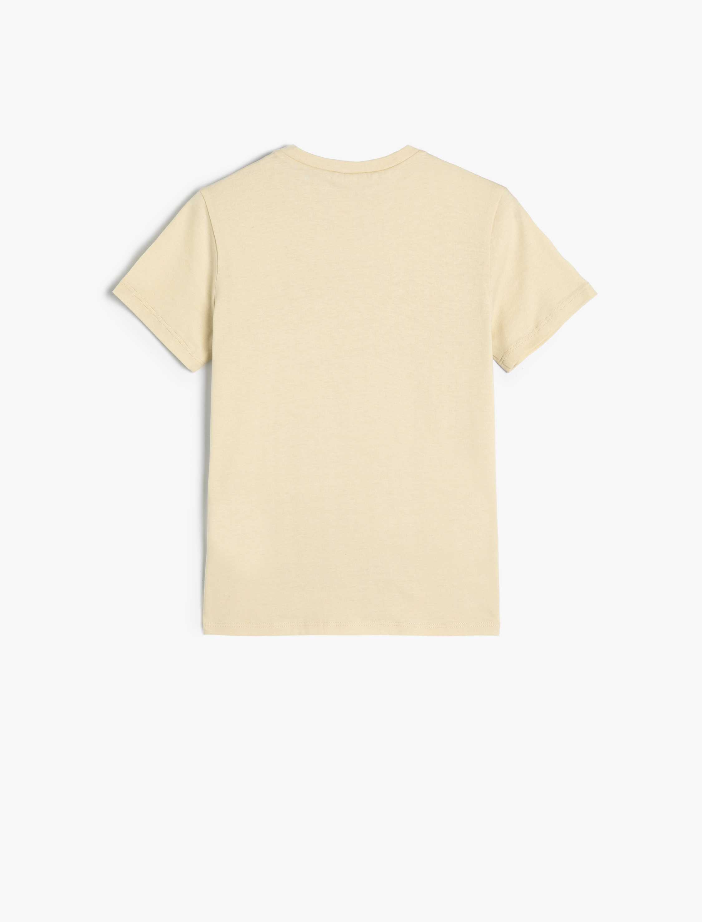  Erkek Çocuk Tişört Sörf Baskılı Kısa Kollu Bisiklet Yaka Pamuklu