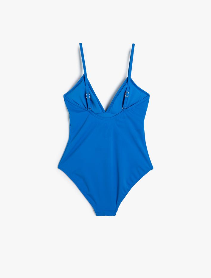  İnce Askılı Mayo V Yaka Kaplı