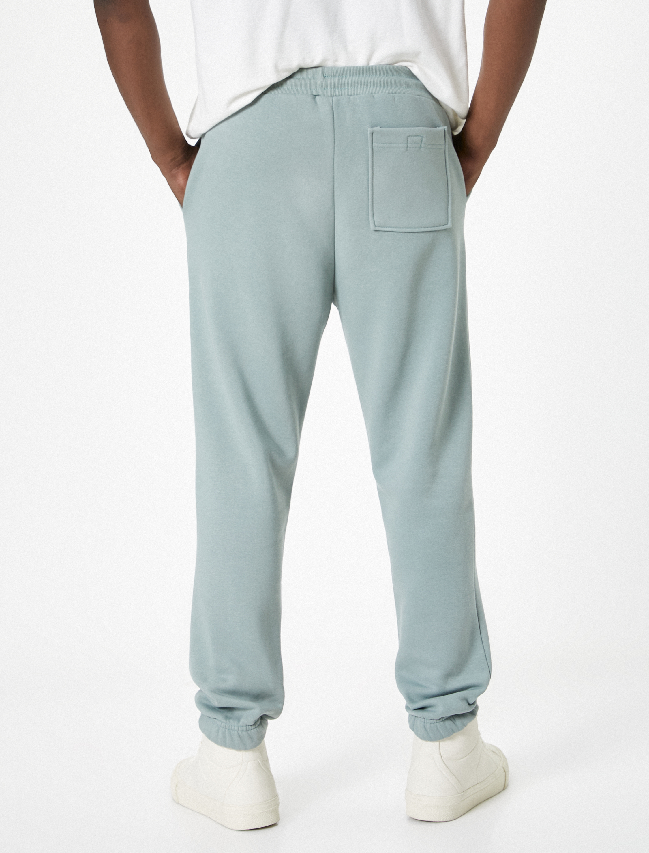   Jogger Eşofman Altı Beli Bağcıklı Cep Detaylı Şardonlu