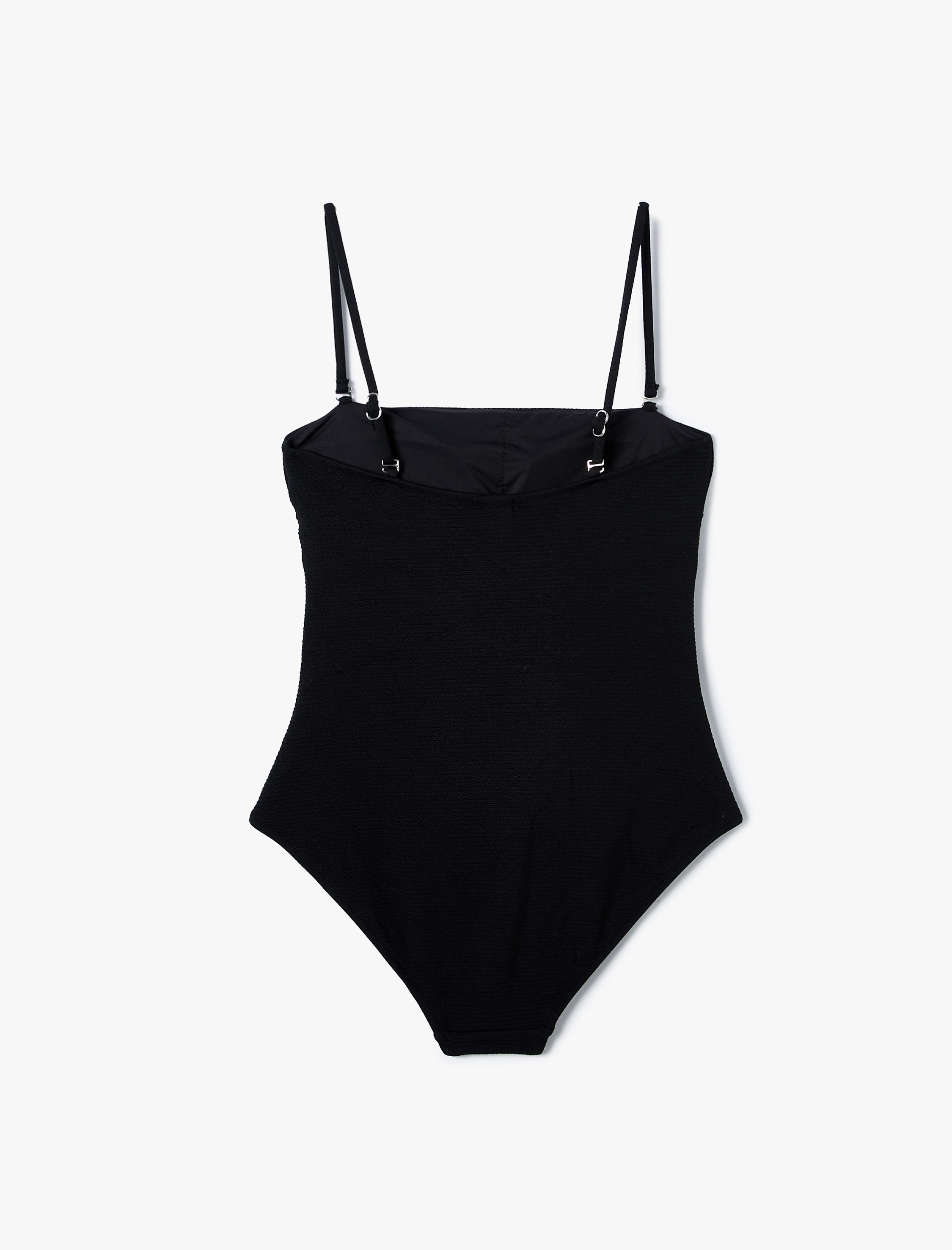   Straplez Mayo Çıkarılabilir Askılı Kaplı Dokulu