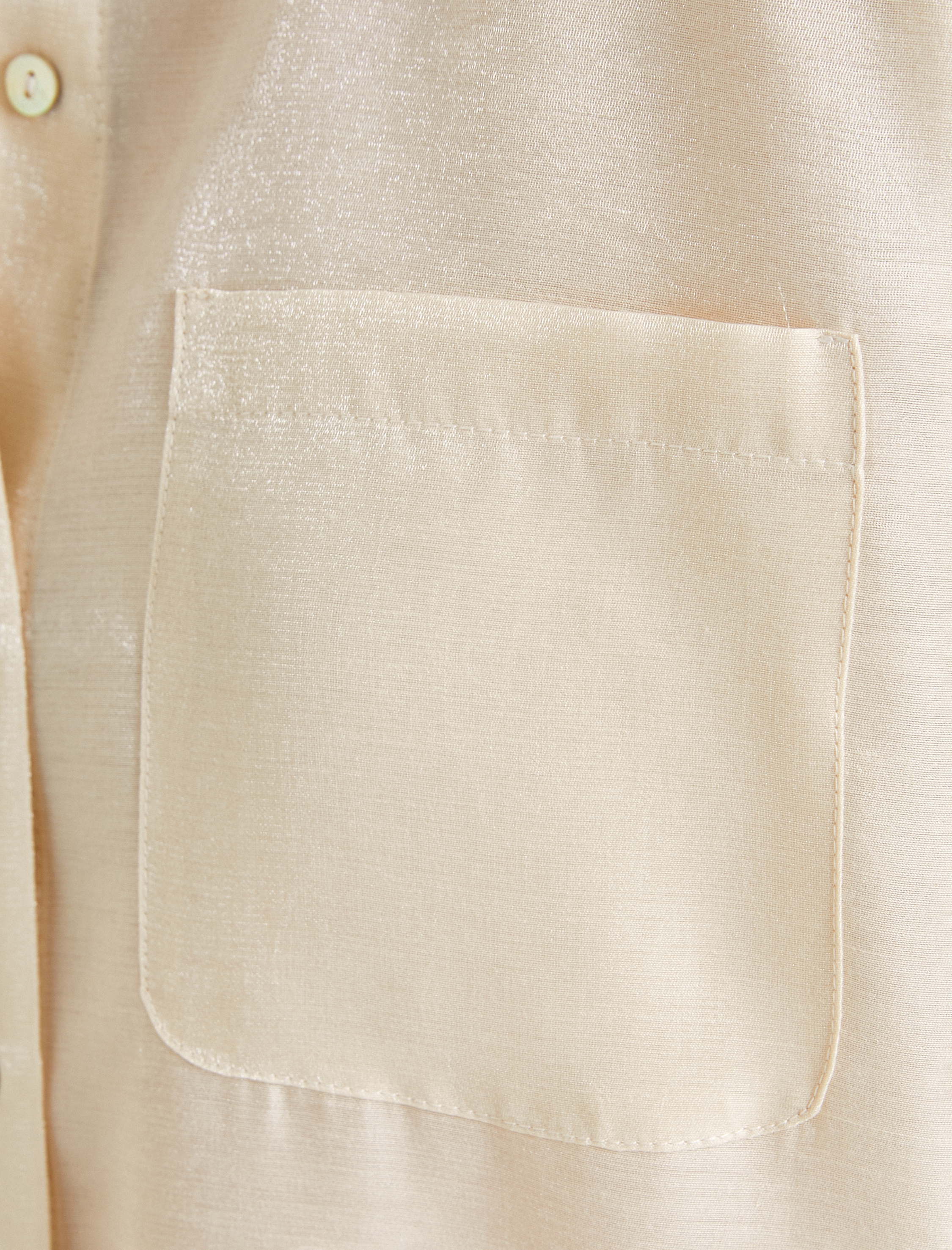   Gömlek Cep Detaylı Uzun Kollu