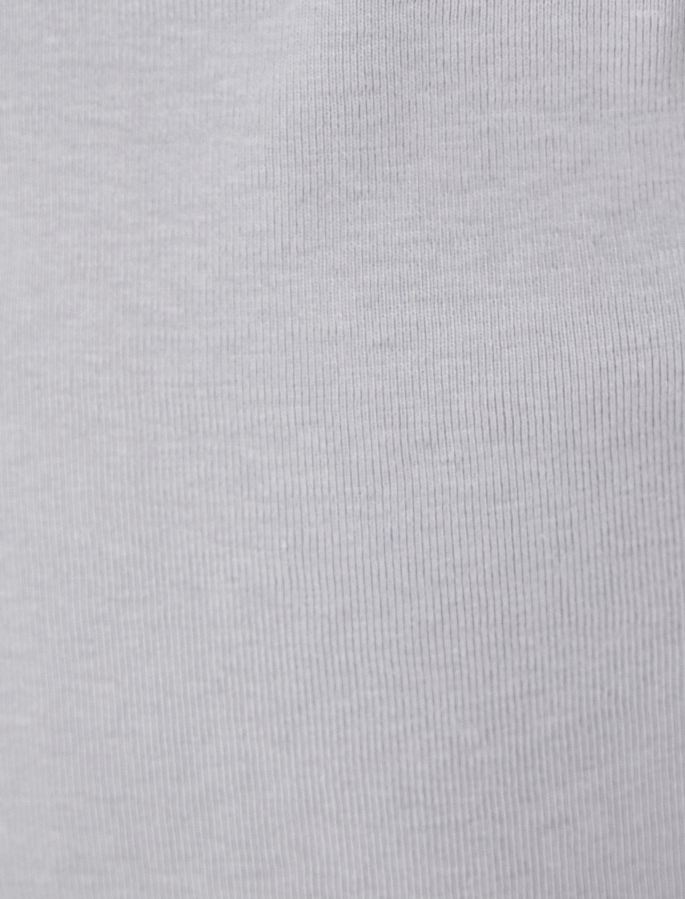   Uzun Kollu Tişört Önü Düğüm Detaylı Yuvarlak Yaka Slim Fit