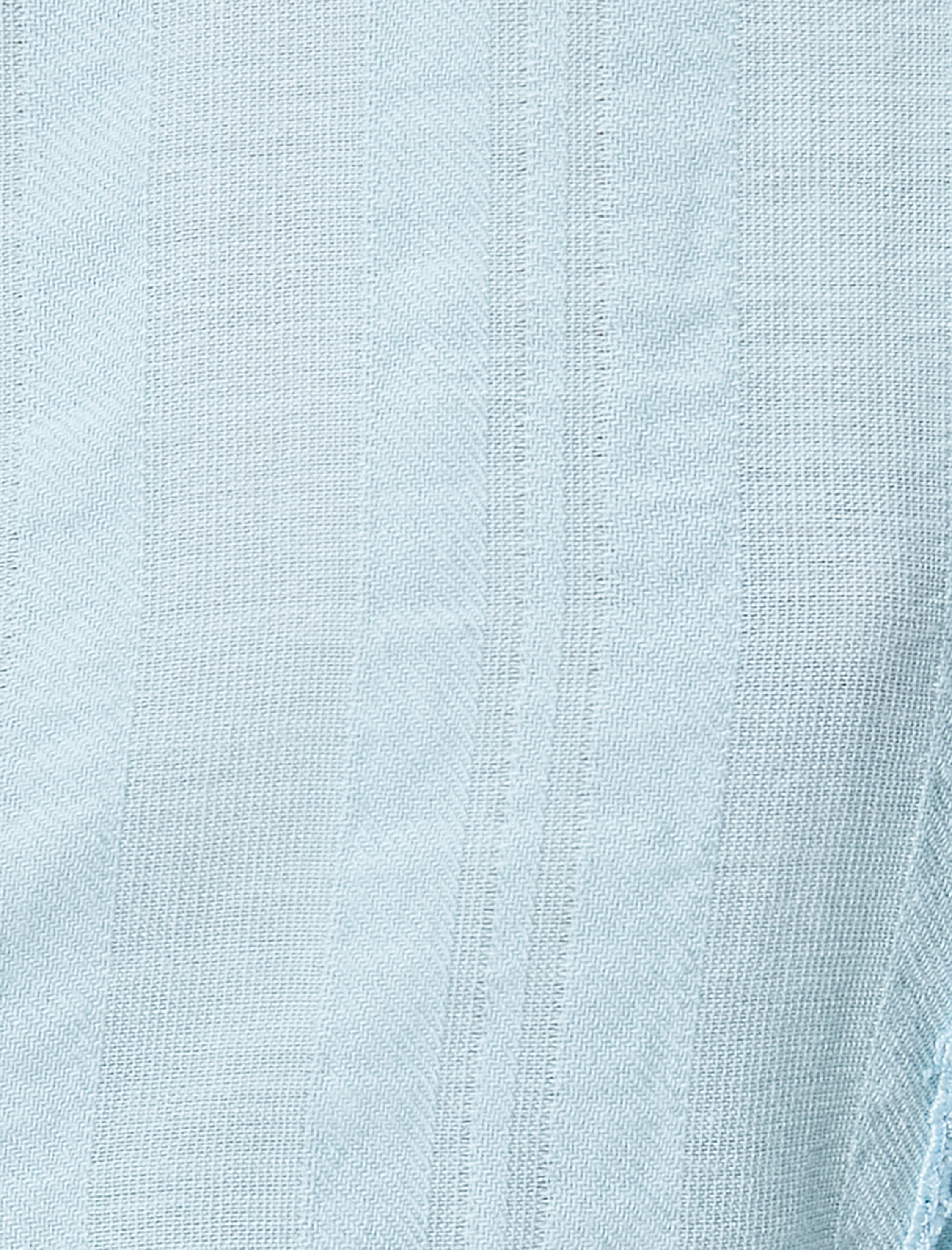   Fırfırlı Bluz Uzun Kollu Fistolu Dik Yaka Düğmeli Pamuklu